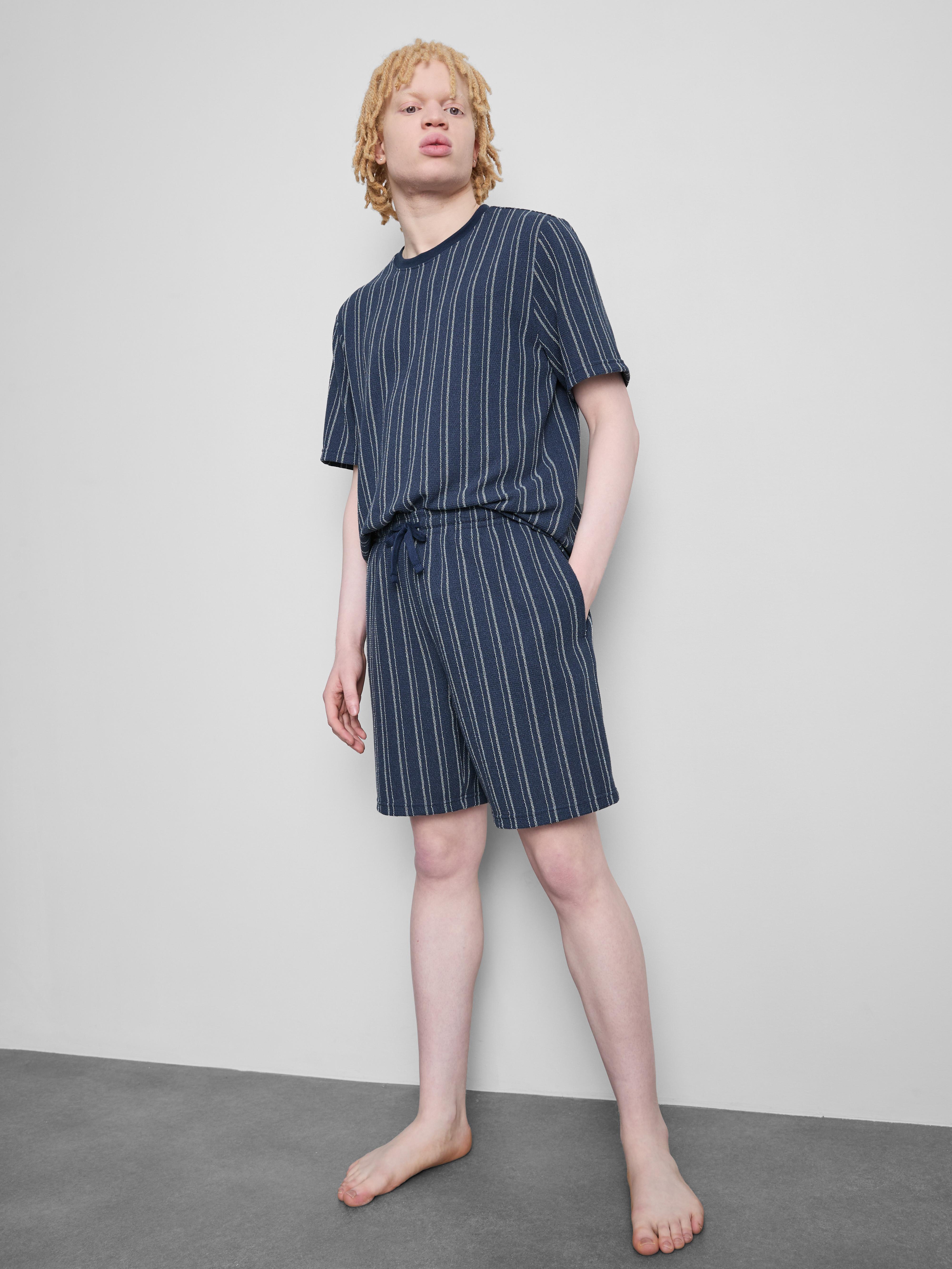 Pruhovaný pyžamový top