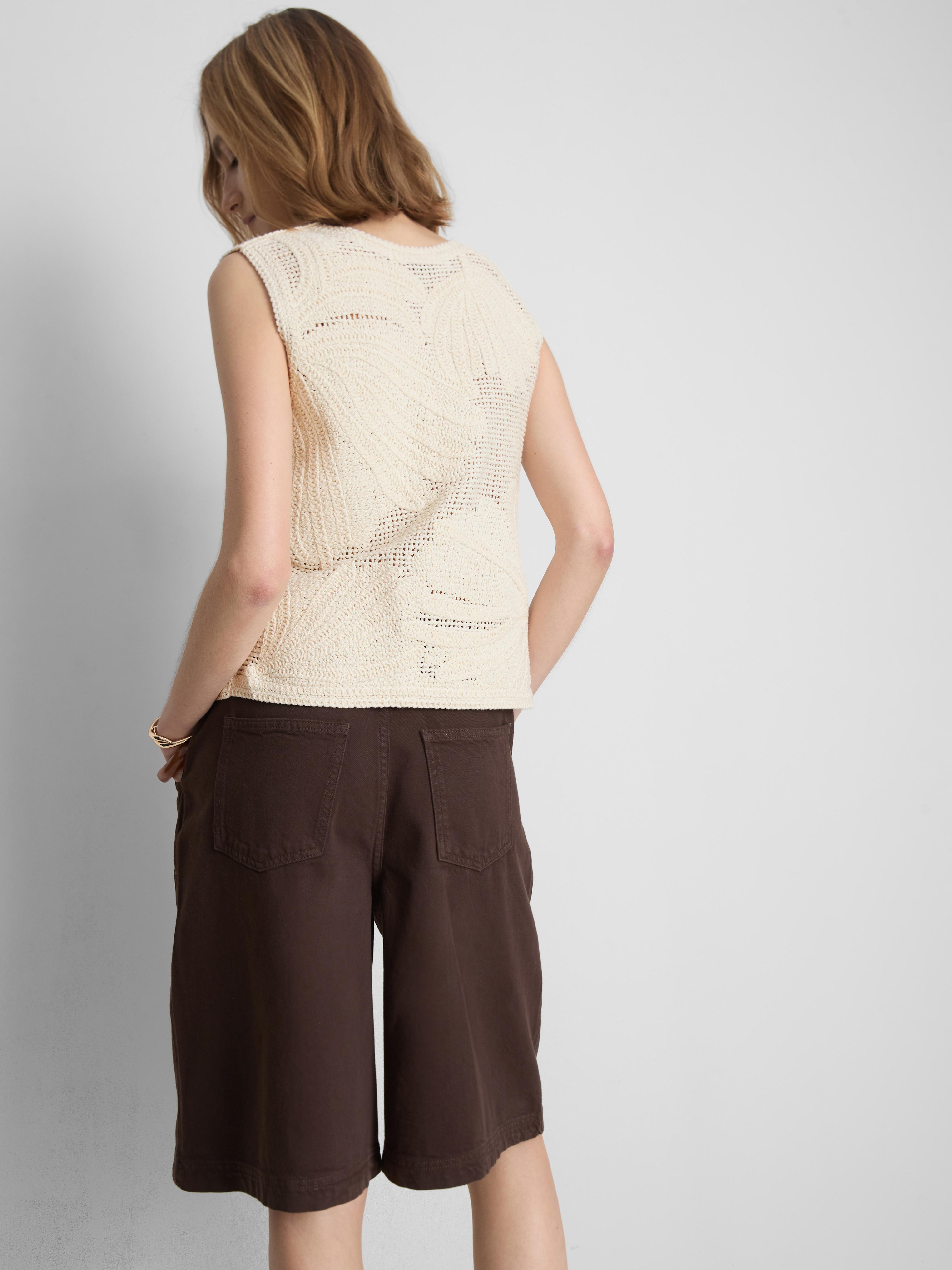 Women's Ivory The Edit Crochet Knit Tank Top | Primark
