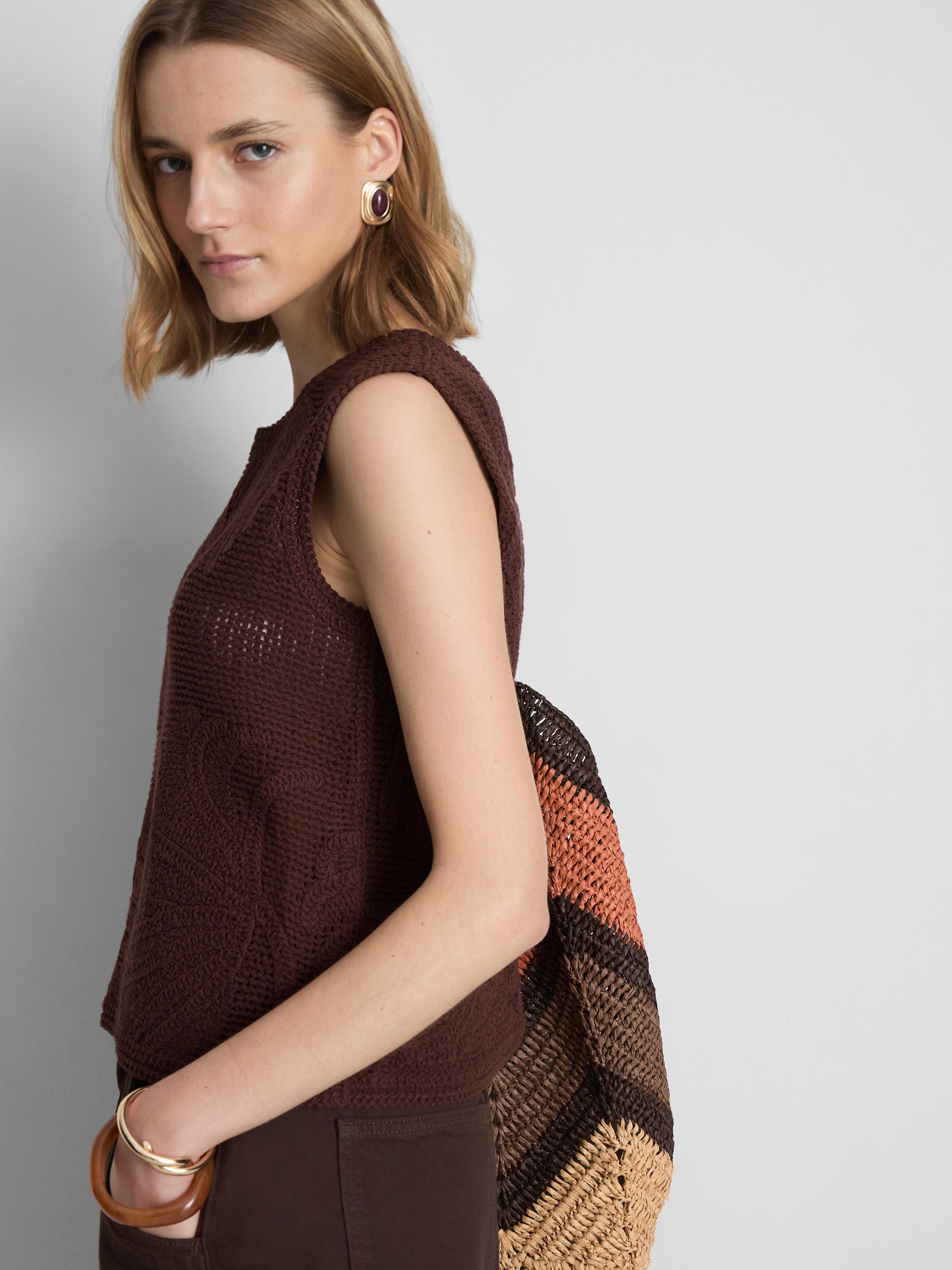Women's Chocolate The Edit Crochet Knit Tank Top | Primark