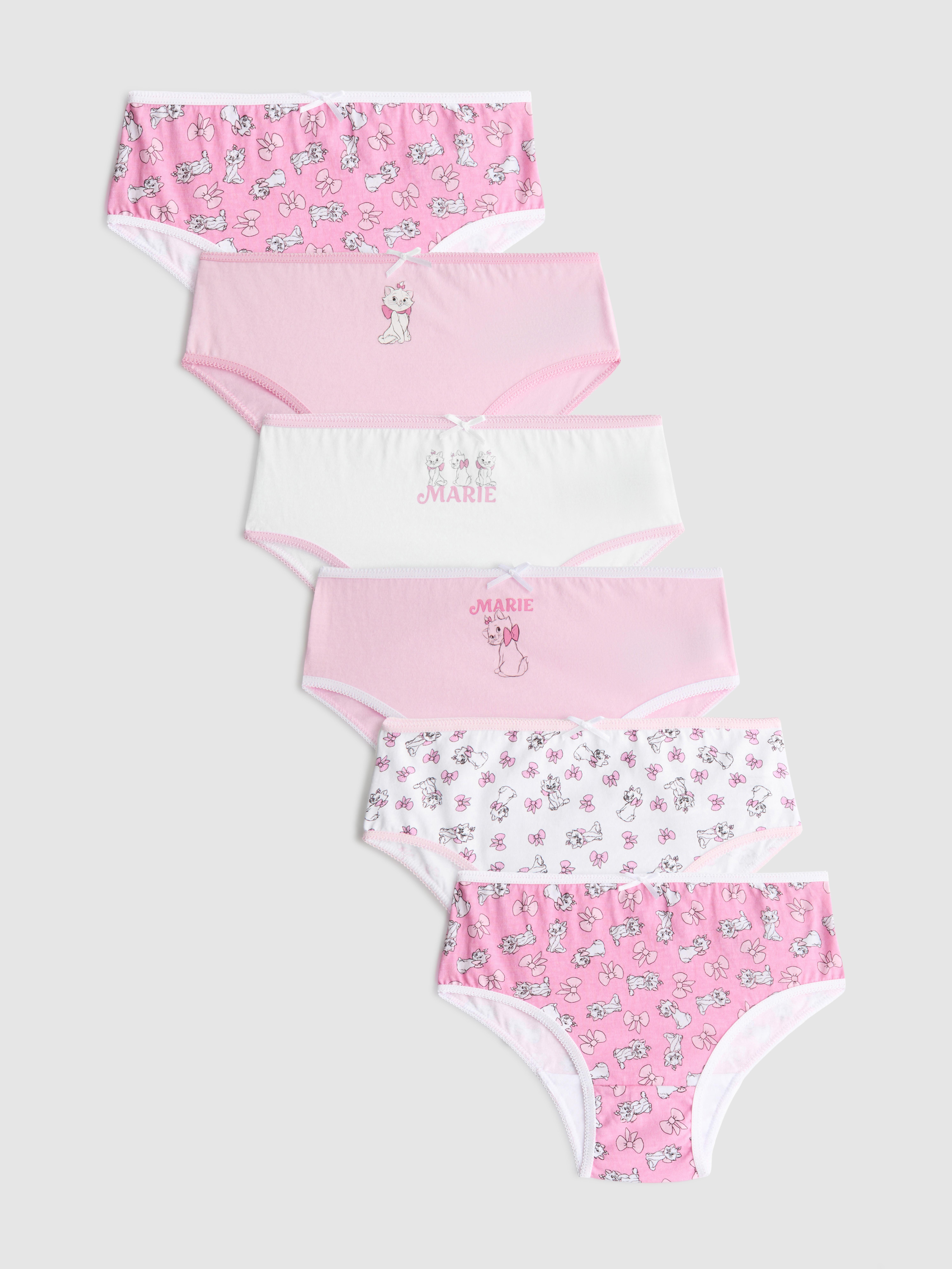 1,5-10 años | Pack de 6 braguitas de Marie de Disney