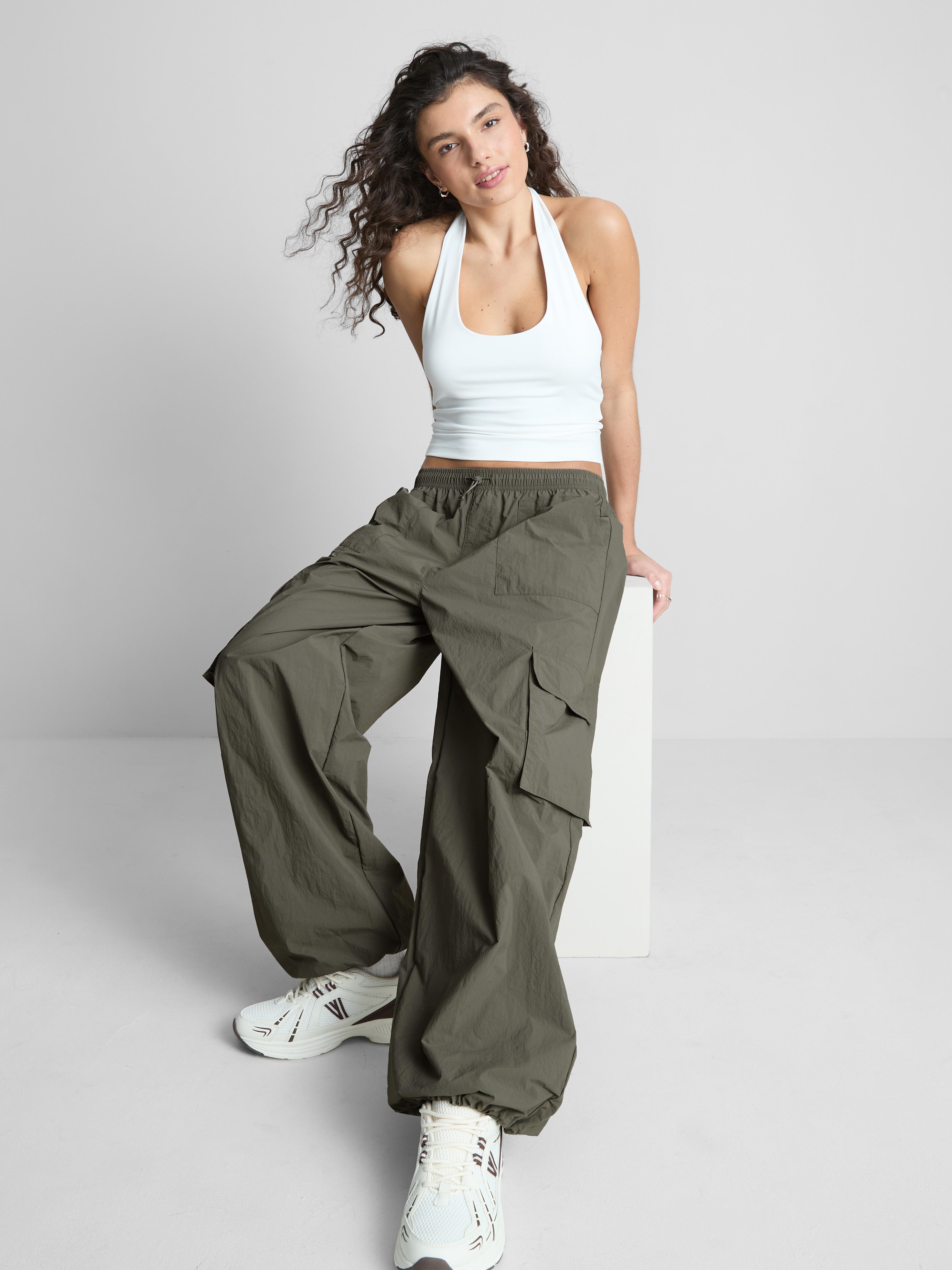 The Primark Scene | Mid-Rise Drawstring Cargo Trousers