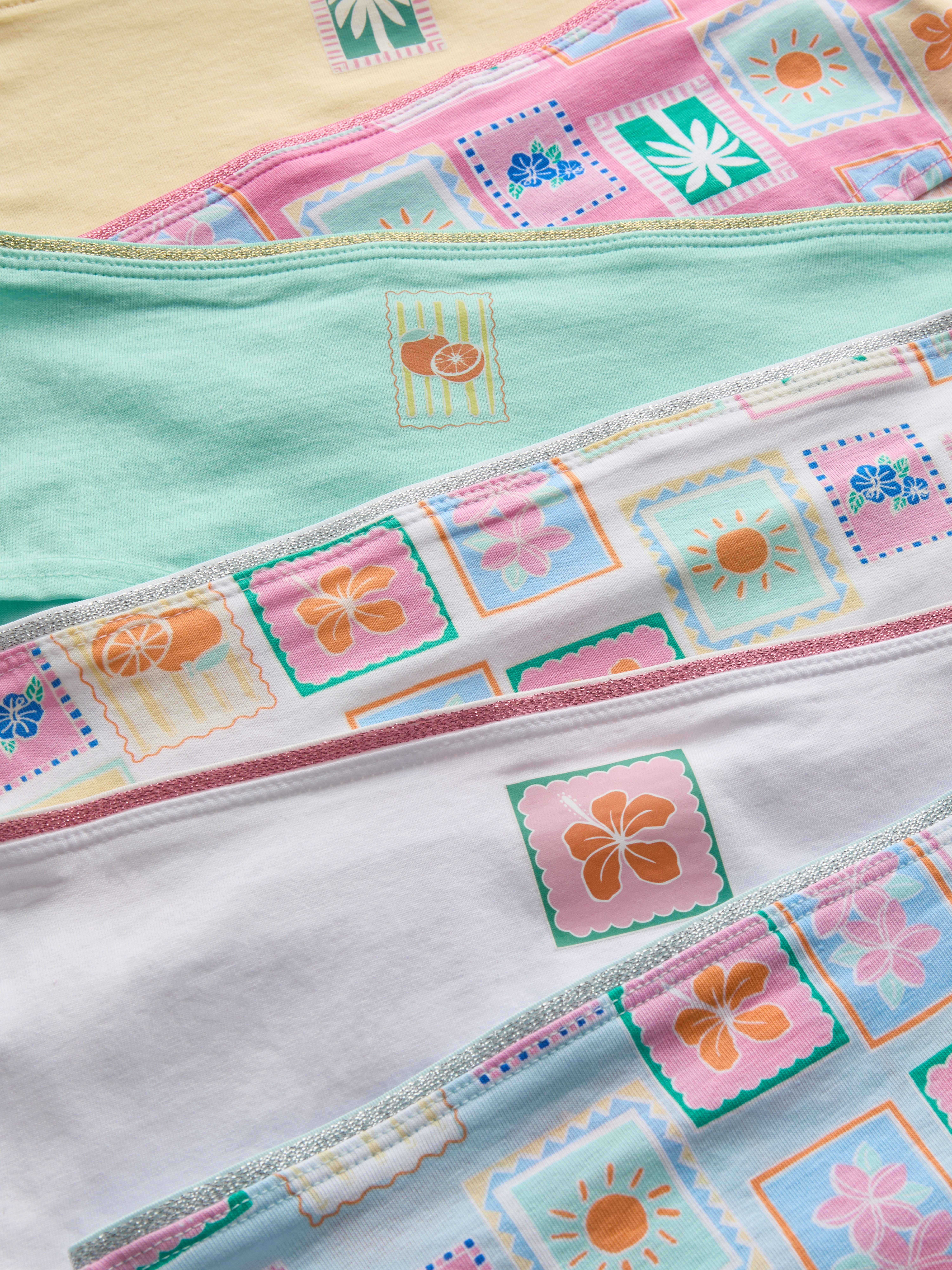 2-15yrs | 6pk Cotton Rich Postcard Graphic Hipster Briefs