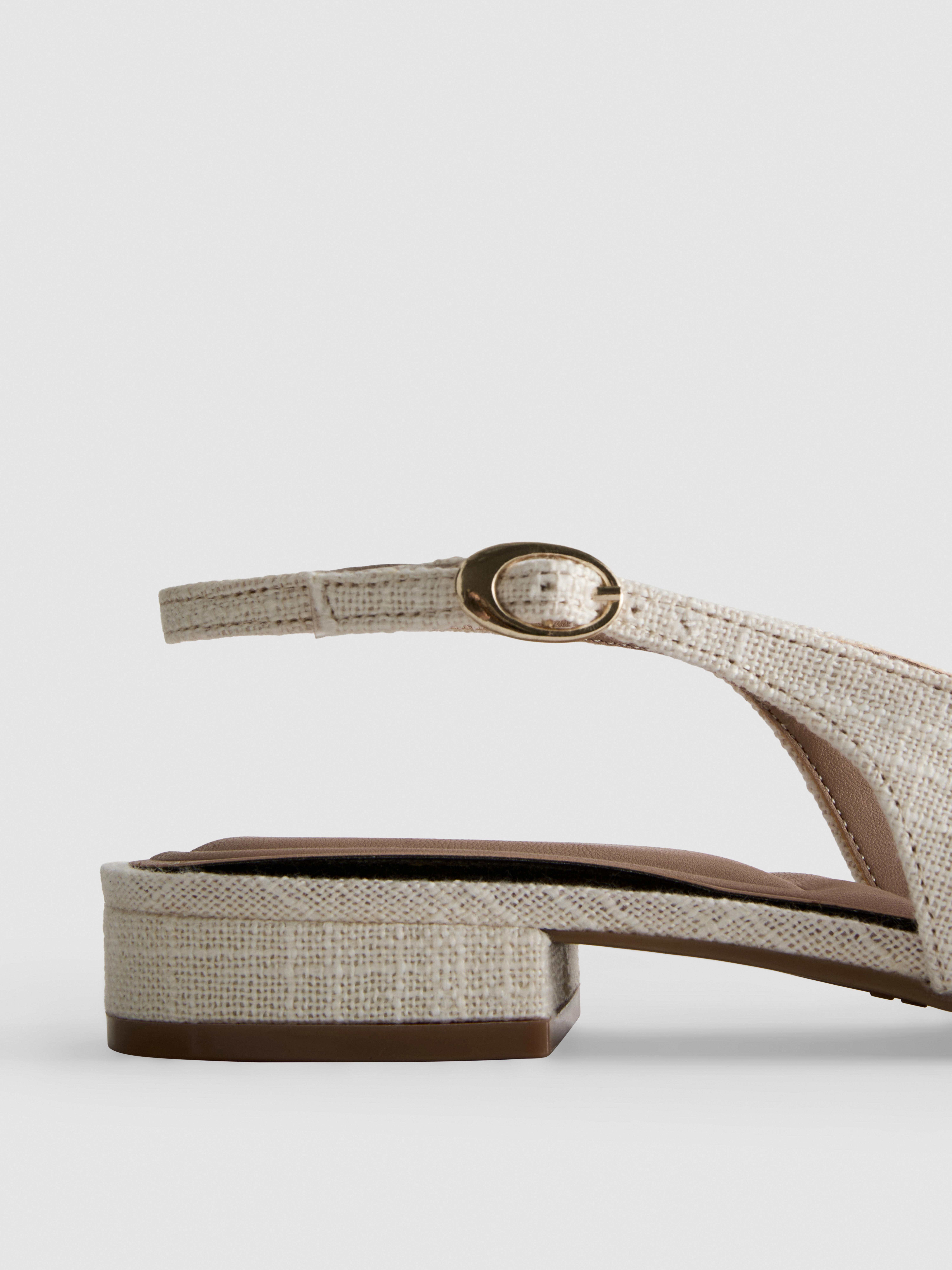 Pointed Slingback Mules