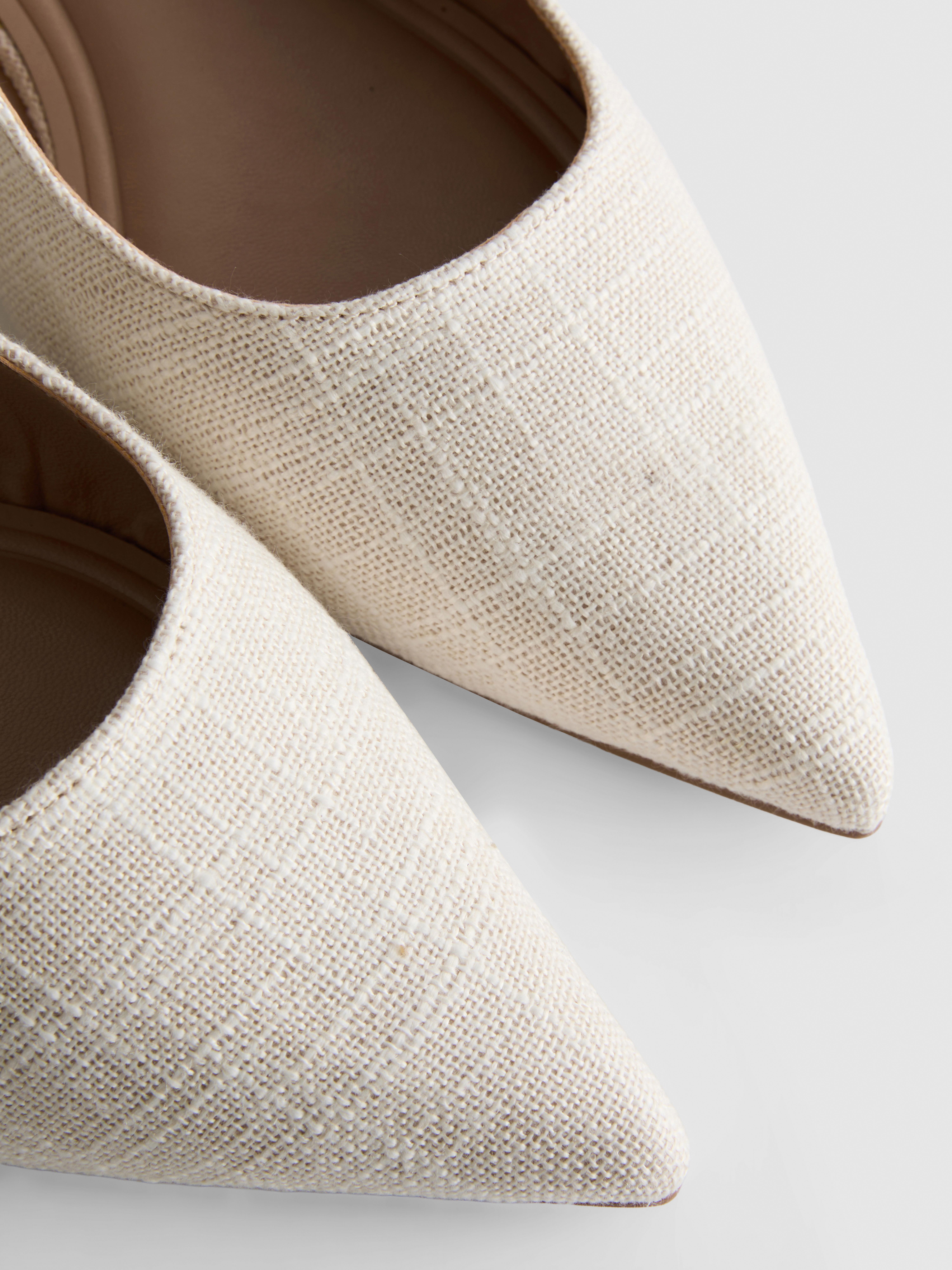 Pointed Slingback Mules