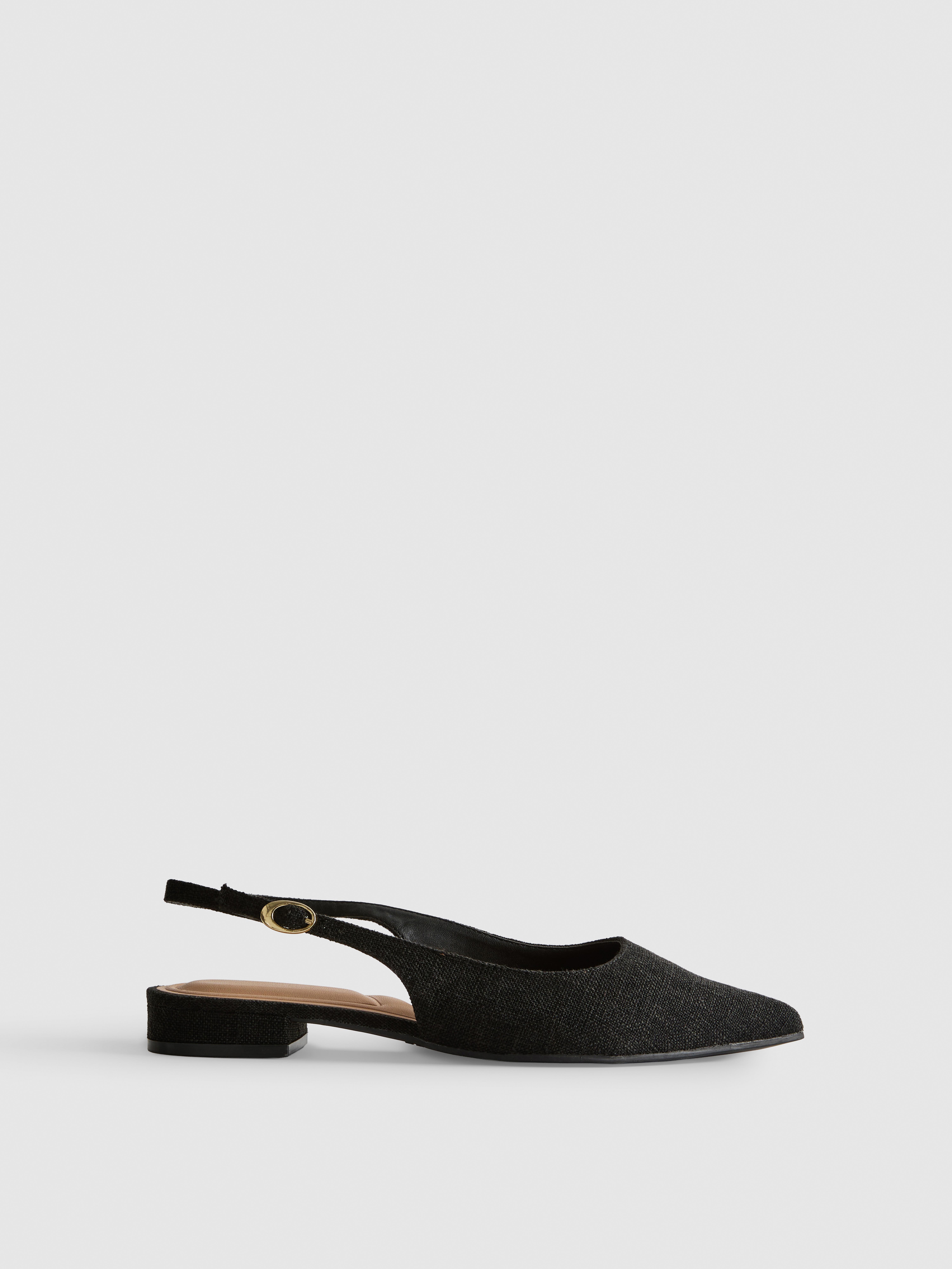 Pointed Slingback Mules