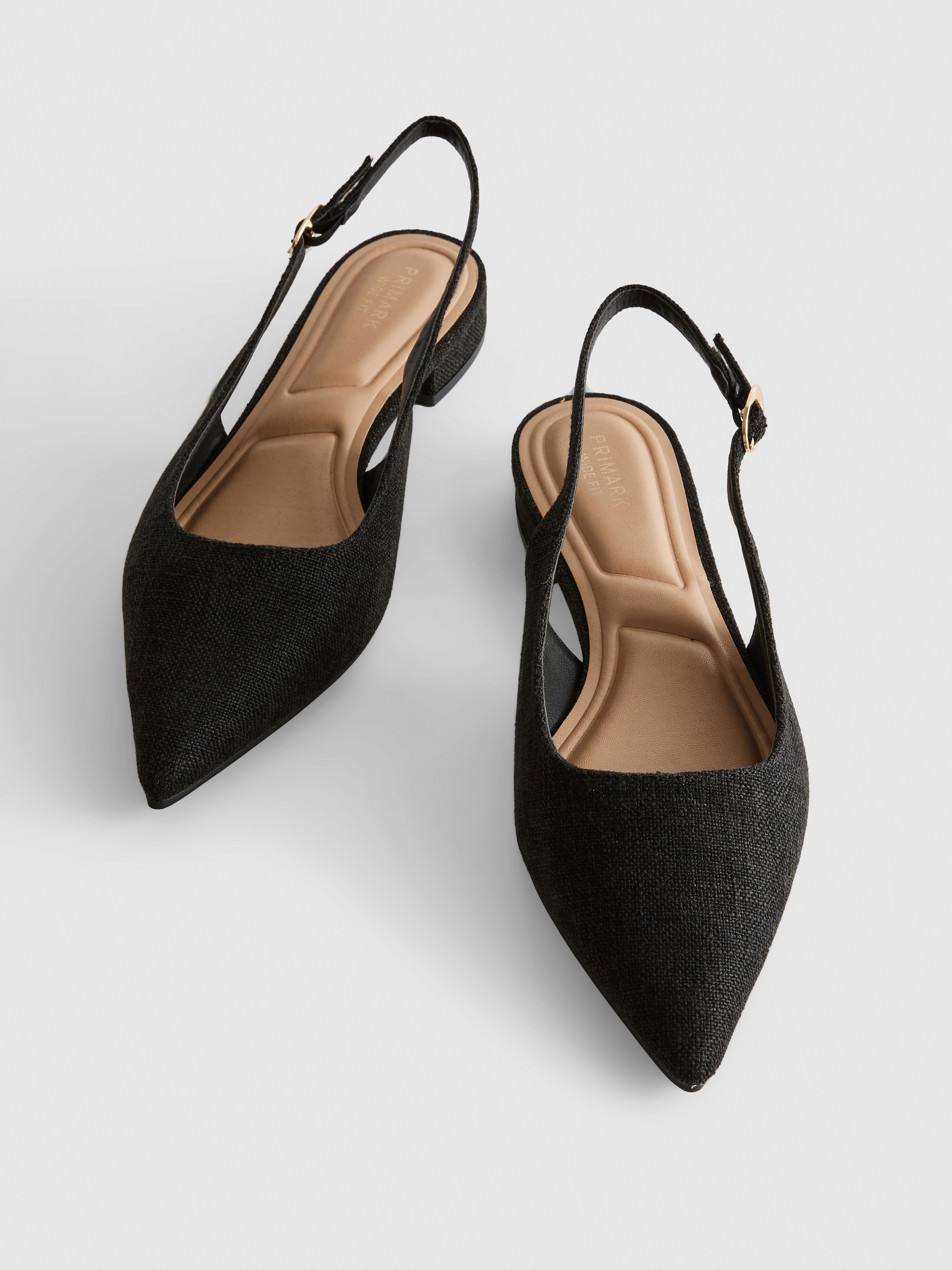 Zapatos destalonados en punta