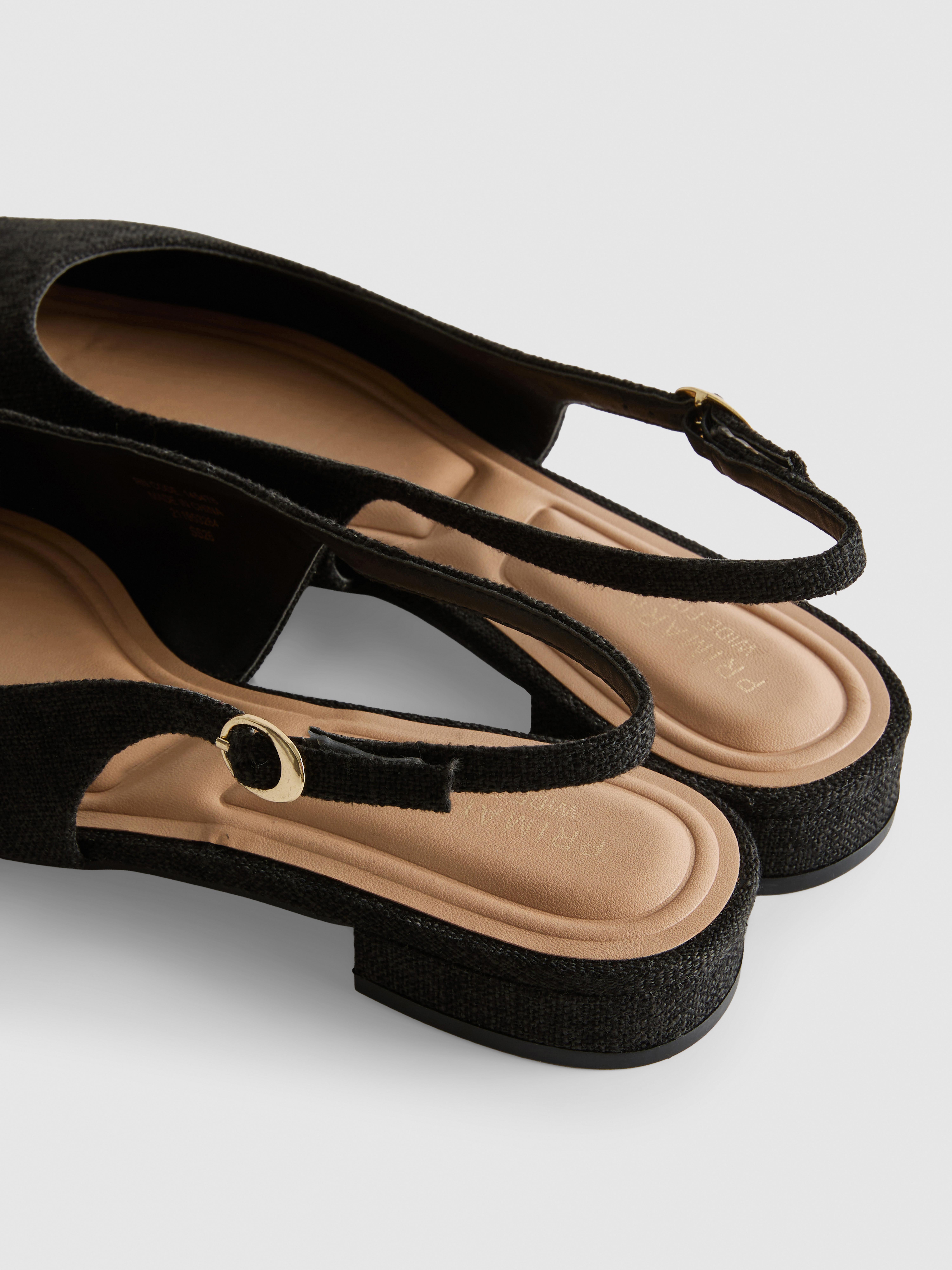 Pointed Slingback Mules