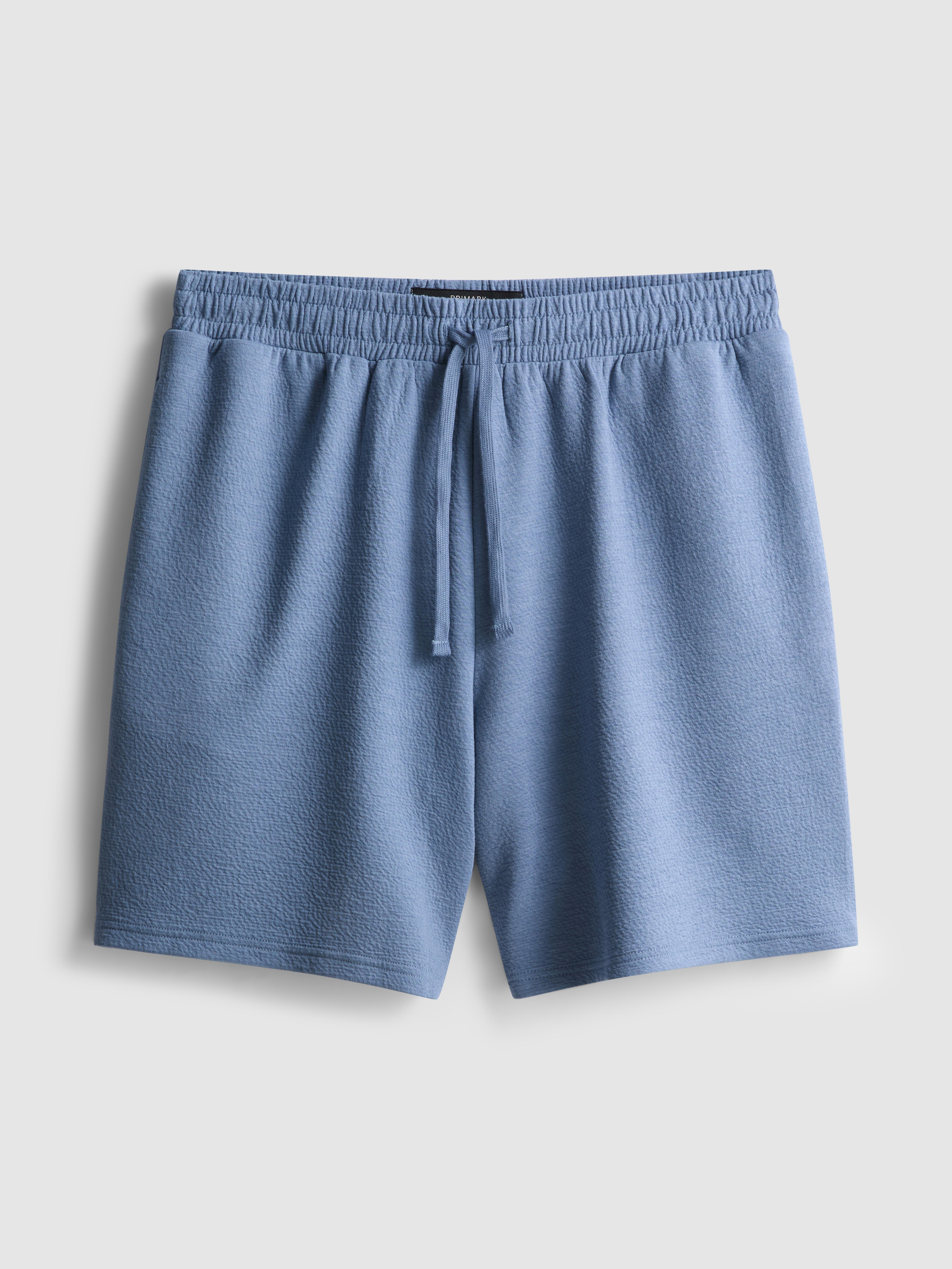 Textured Drawstring Pajama Shorts