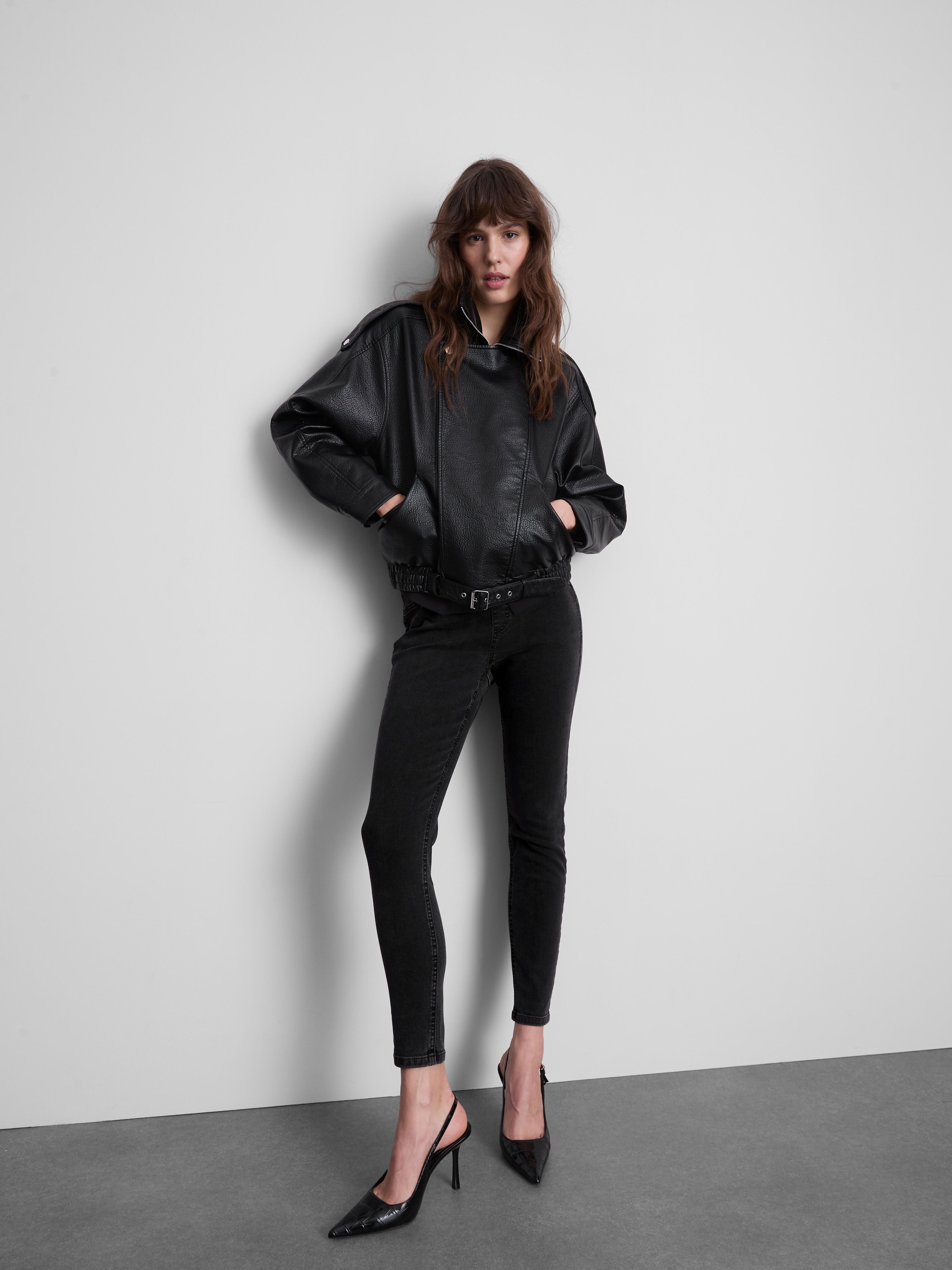 Pure Cotton Mid-Rise Skinny Jeggings