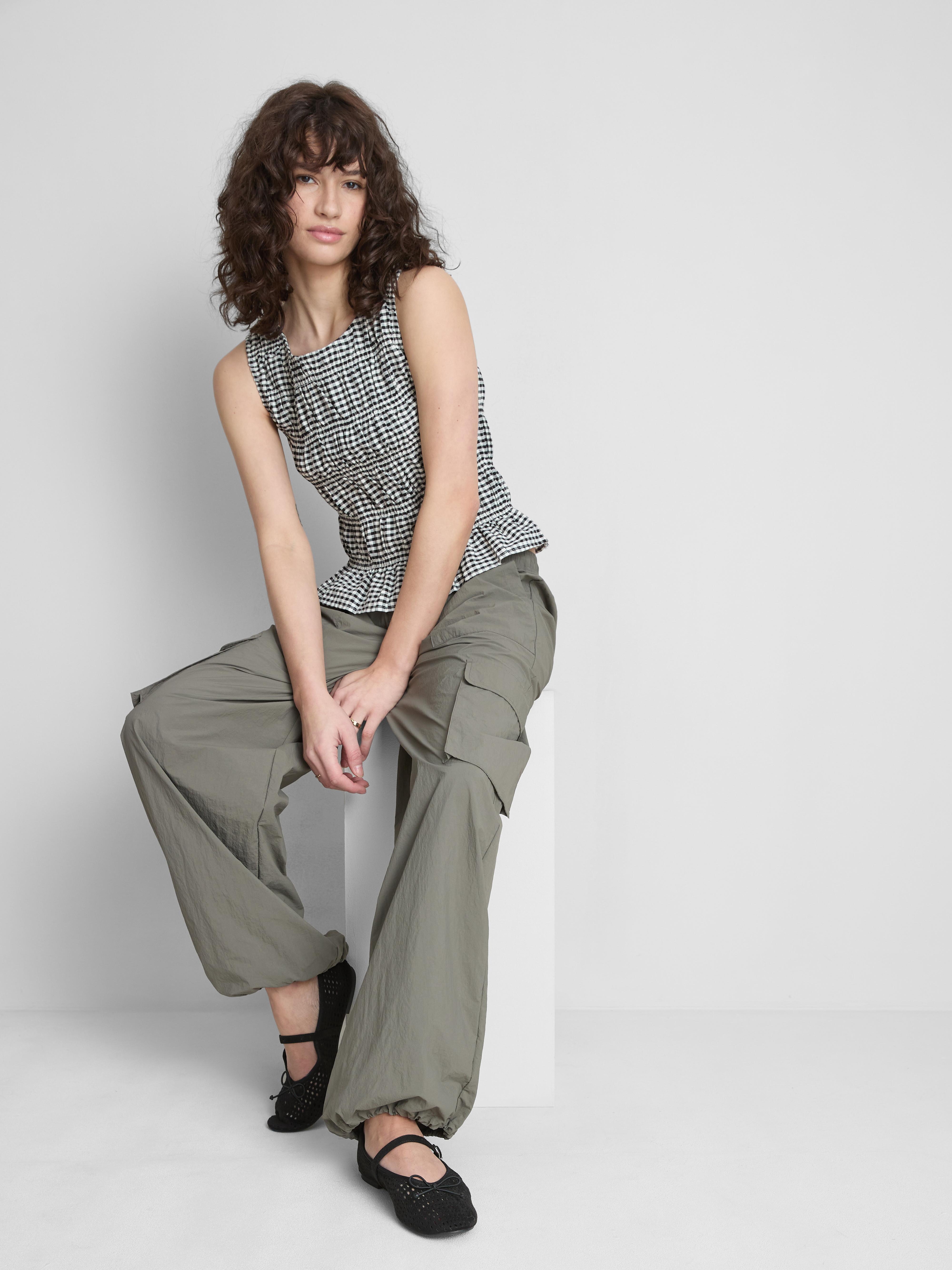 The Primark Scene | Shirred Gingham Tank Top