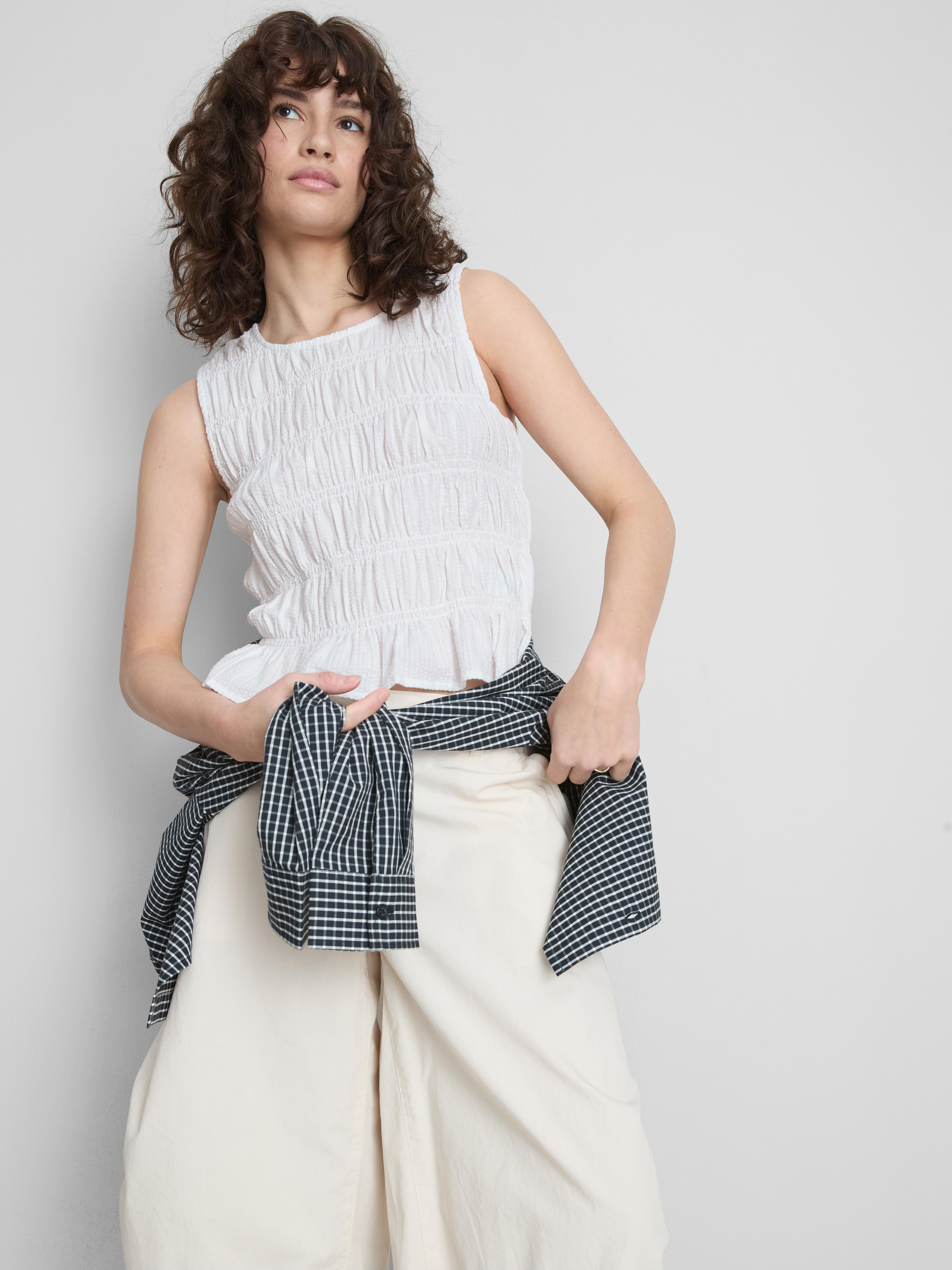 The Primark Scene | Cotton Shirred Tank Top