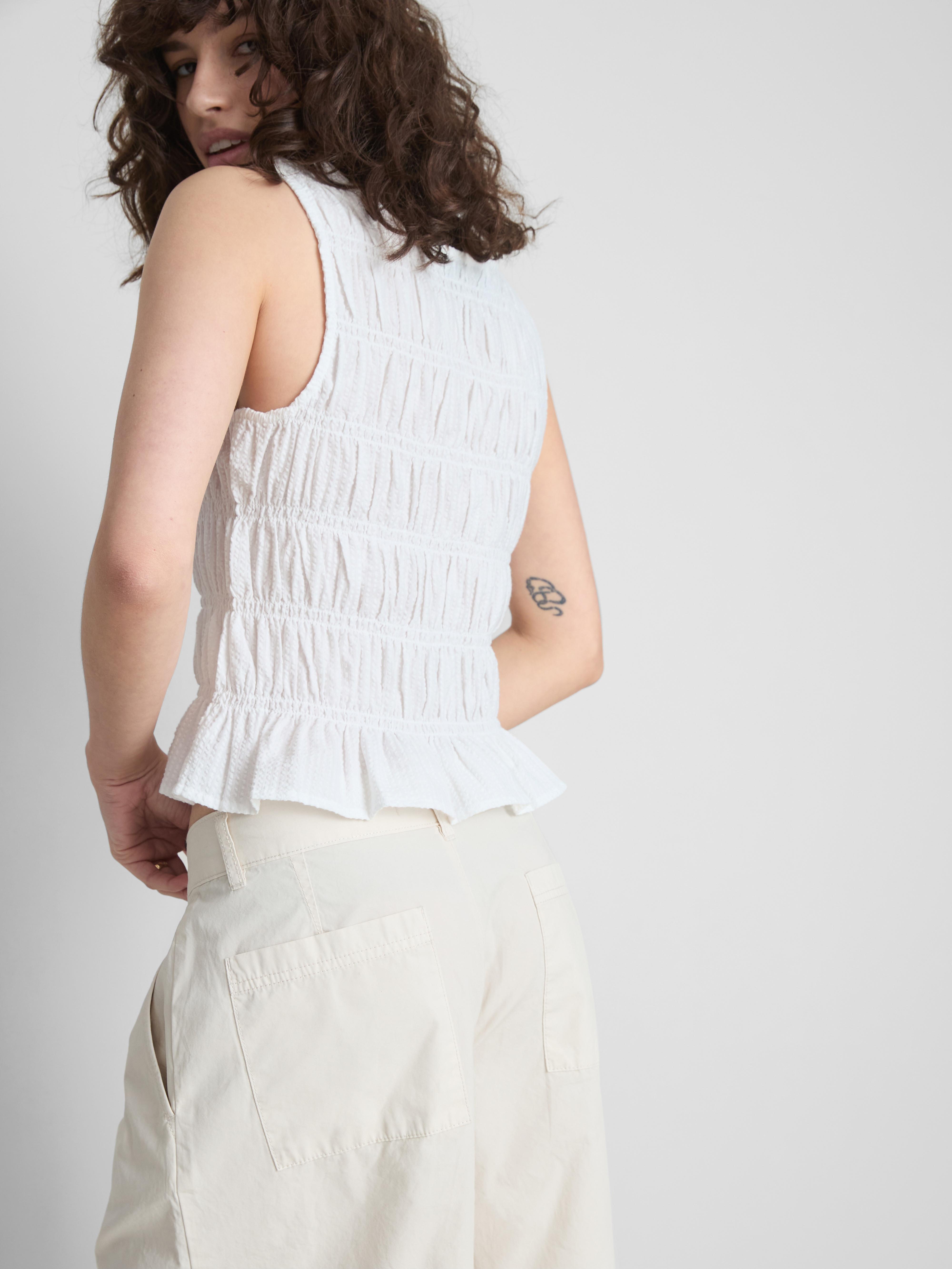 The Primark Scene | Cotton Shirred Tank Top