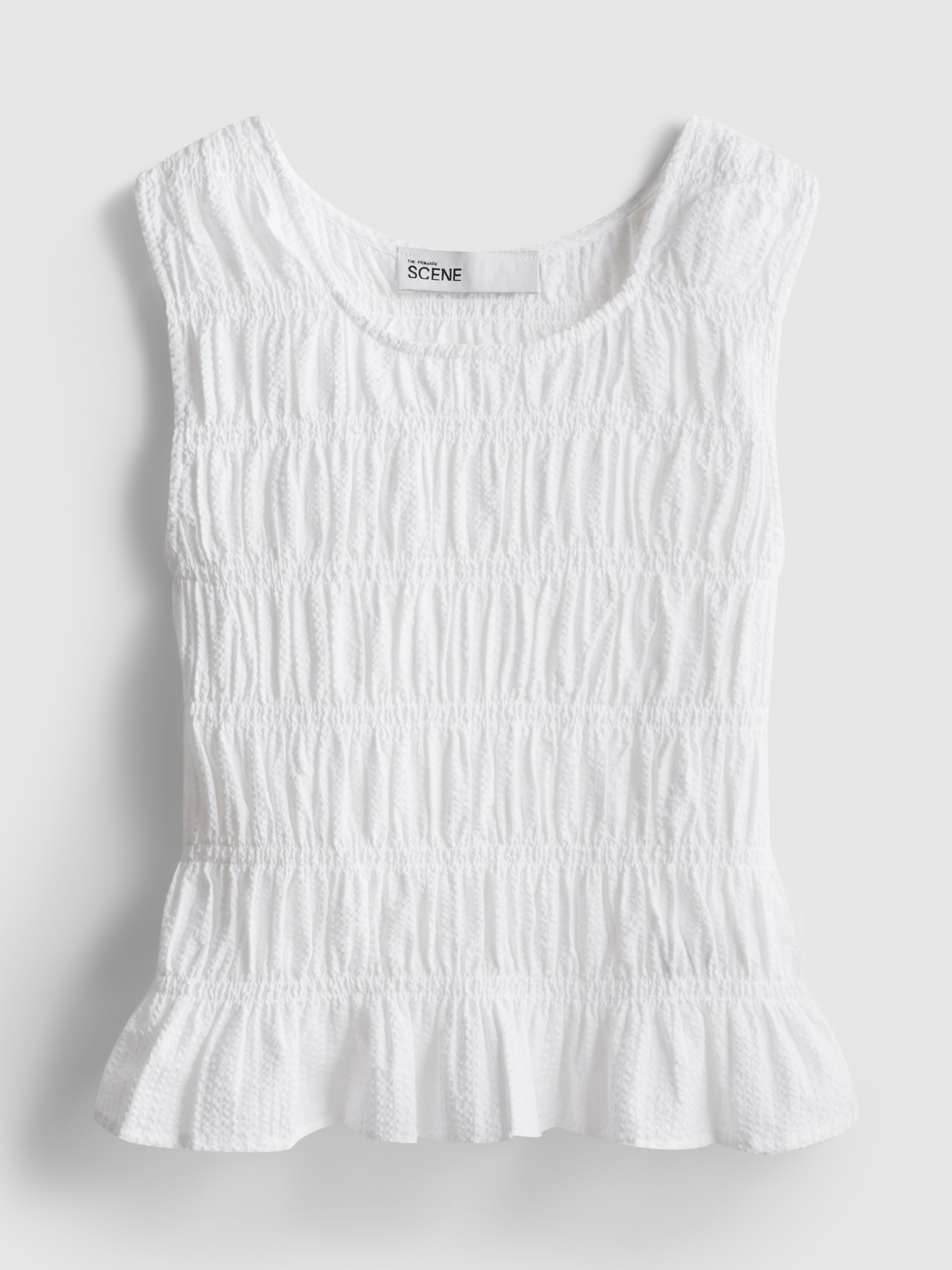 The Primark Scene | Cotton Shirred Tank Top