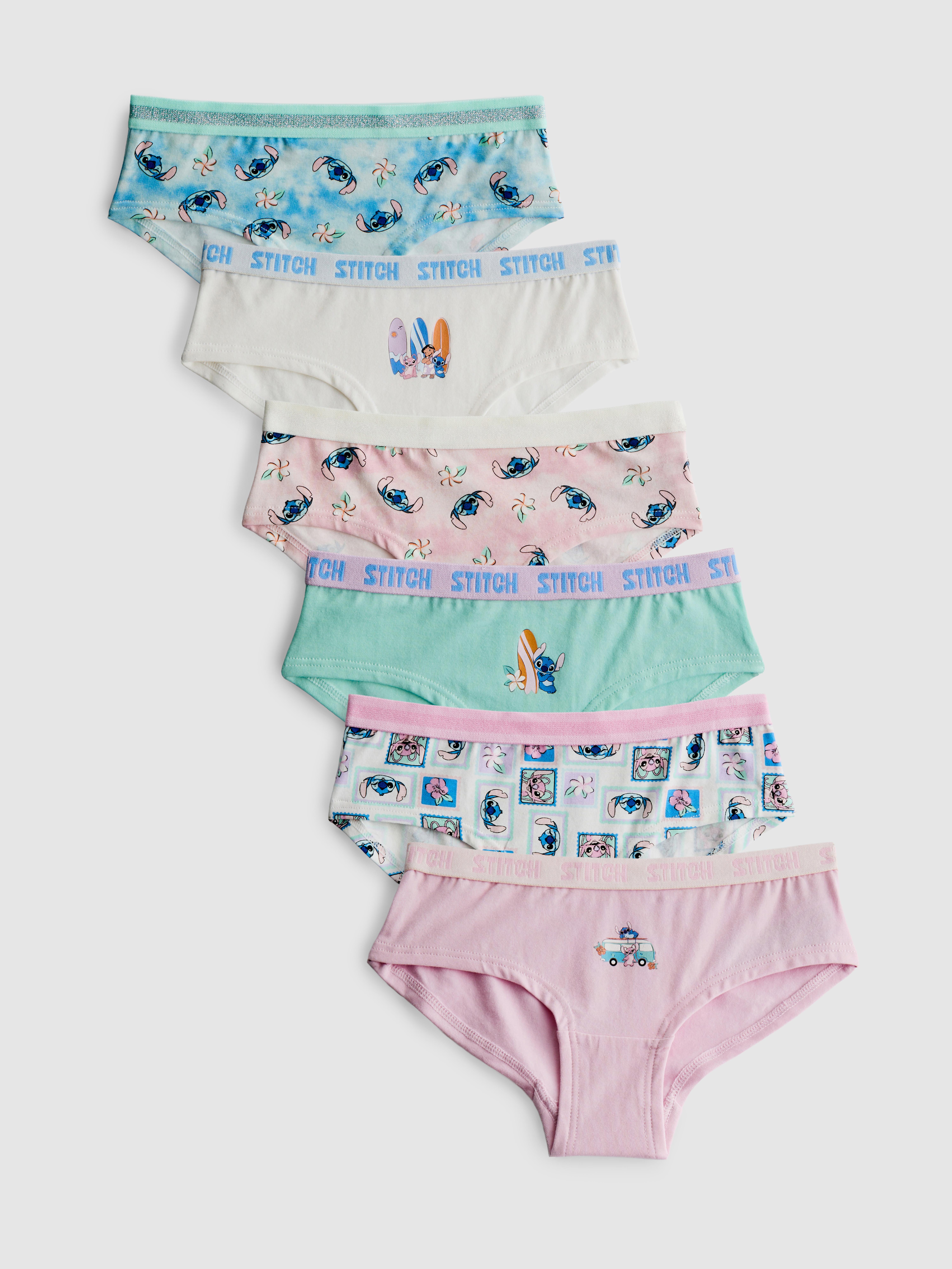 2-15yrs | 6pk Disney’s Stitch Hipster Briefs