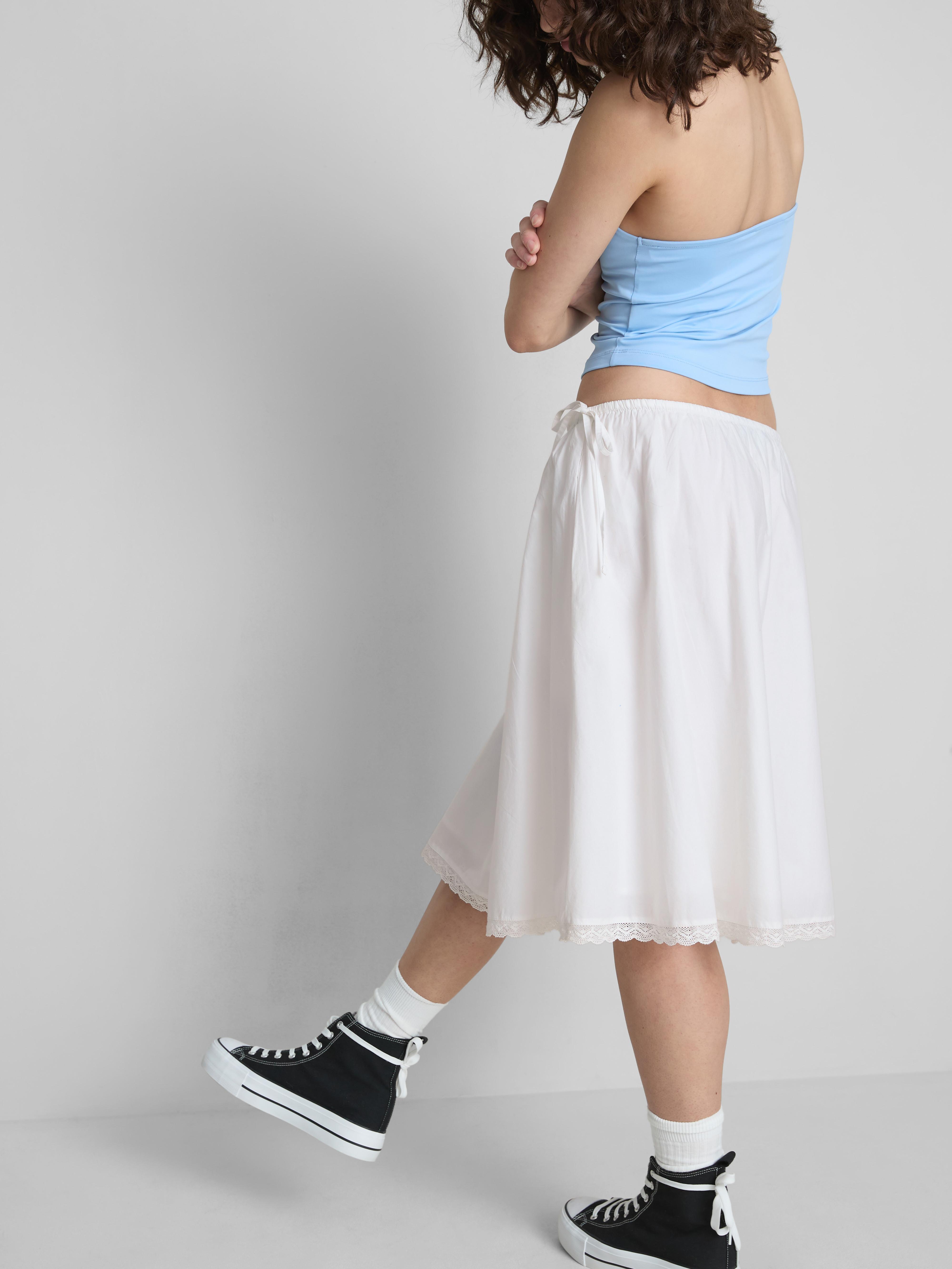 The Primark Scene | A-Line Lace Trim Midi Skirt