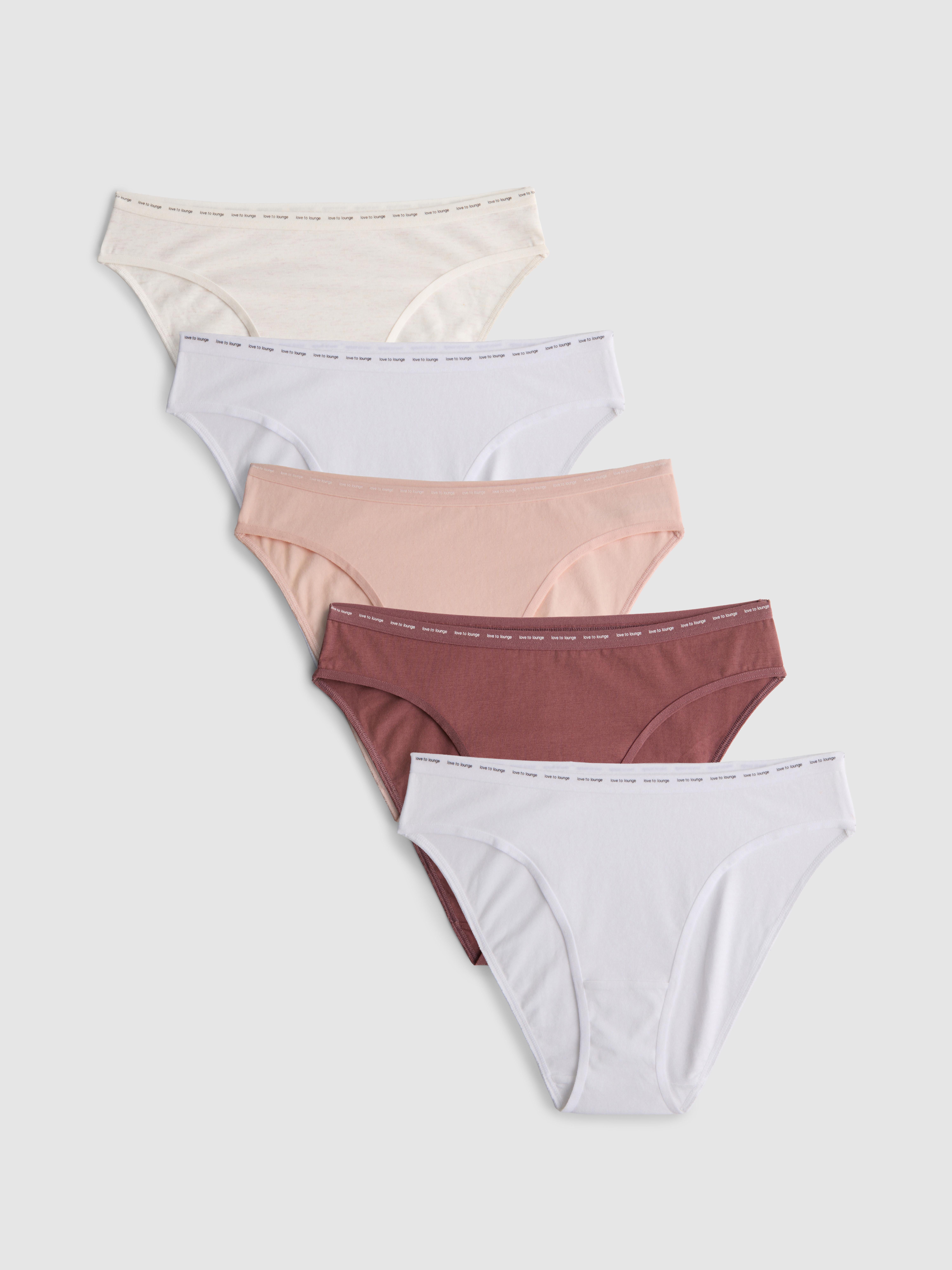 Katoenen minislips, set van 5