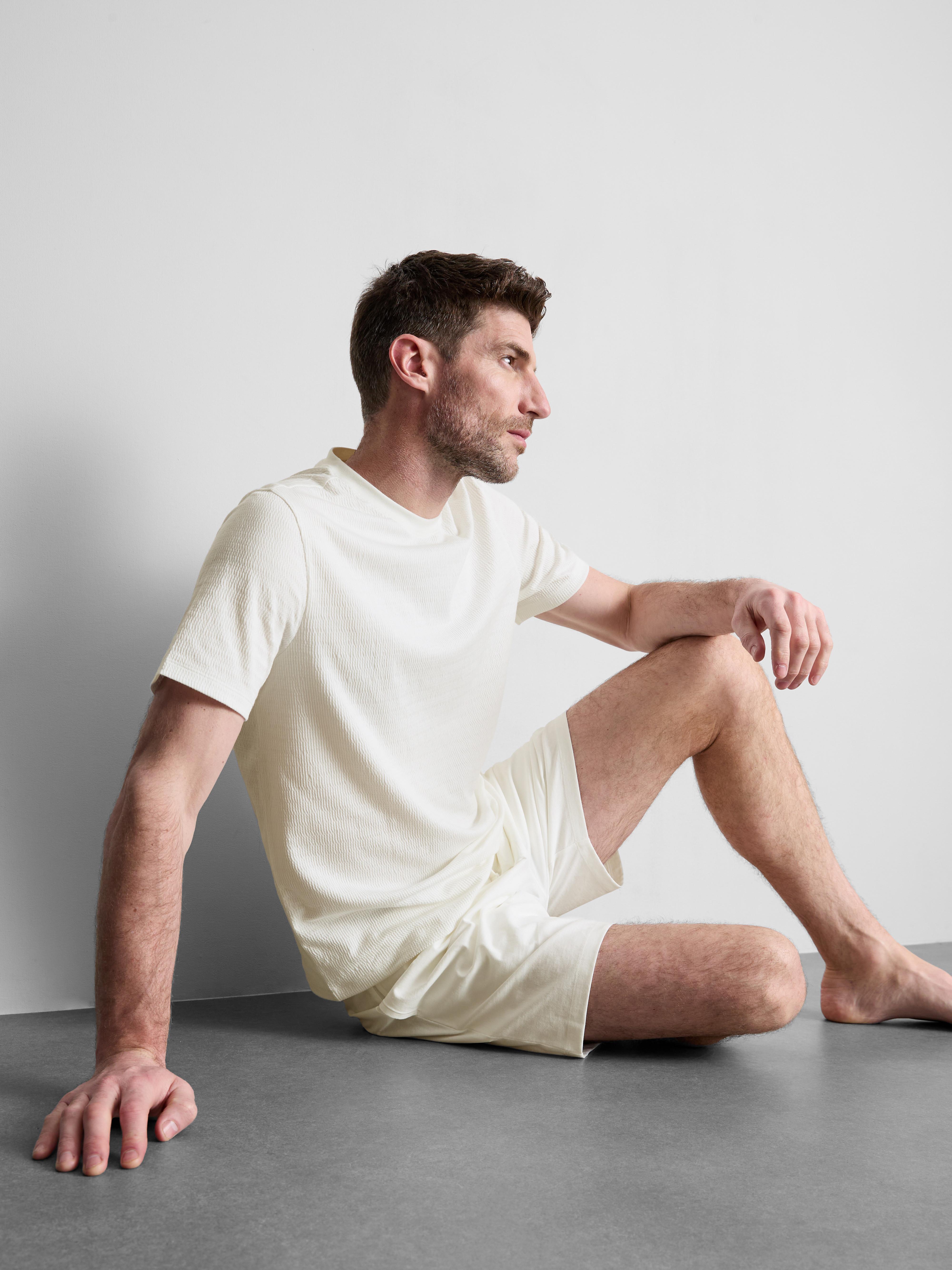 Textured Short Pajama Set