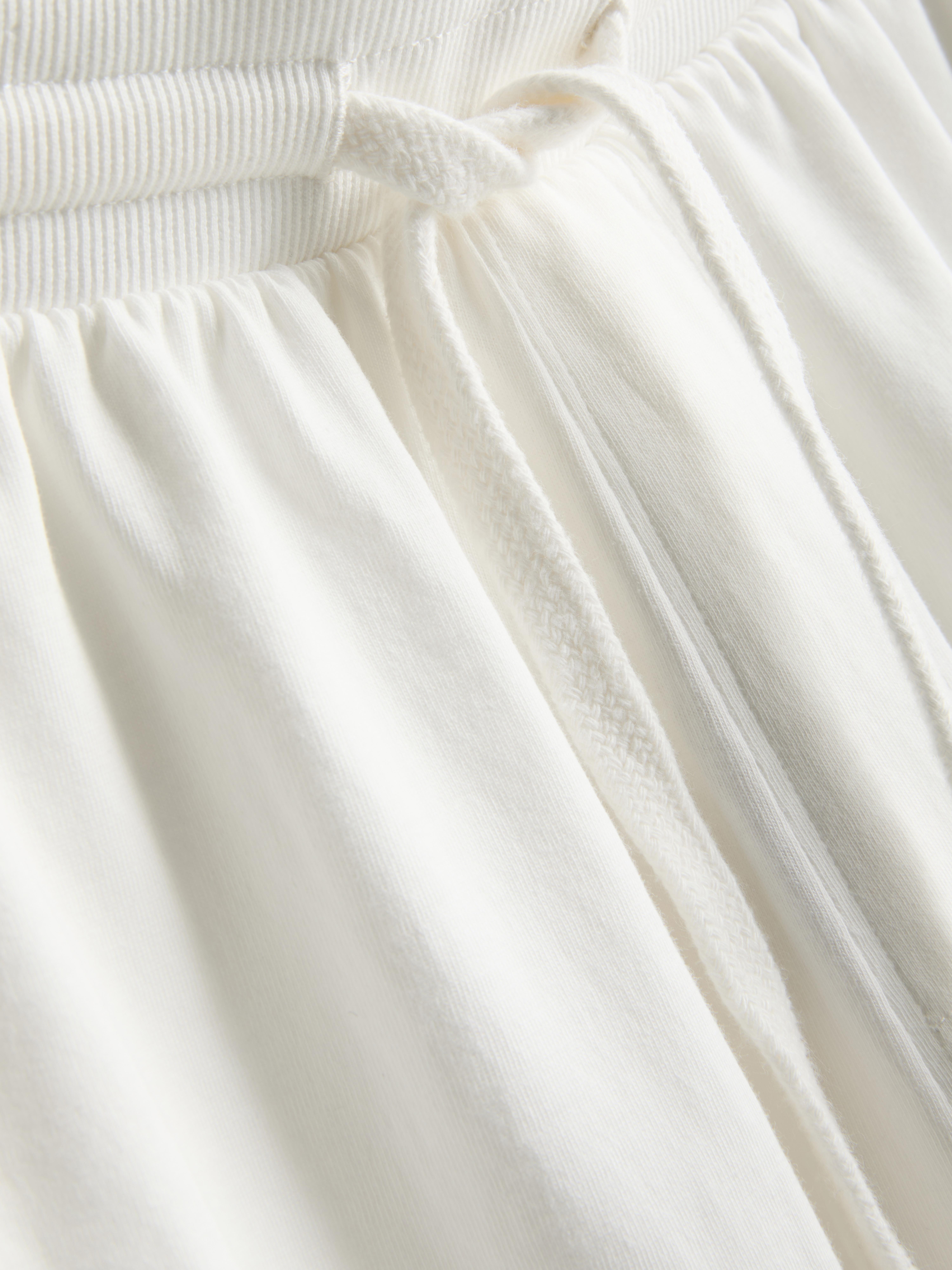 Korte pyjama met textuur