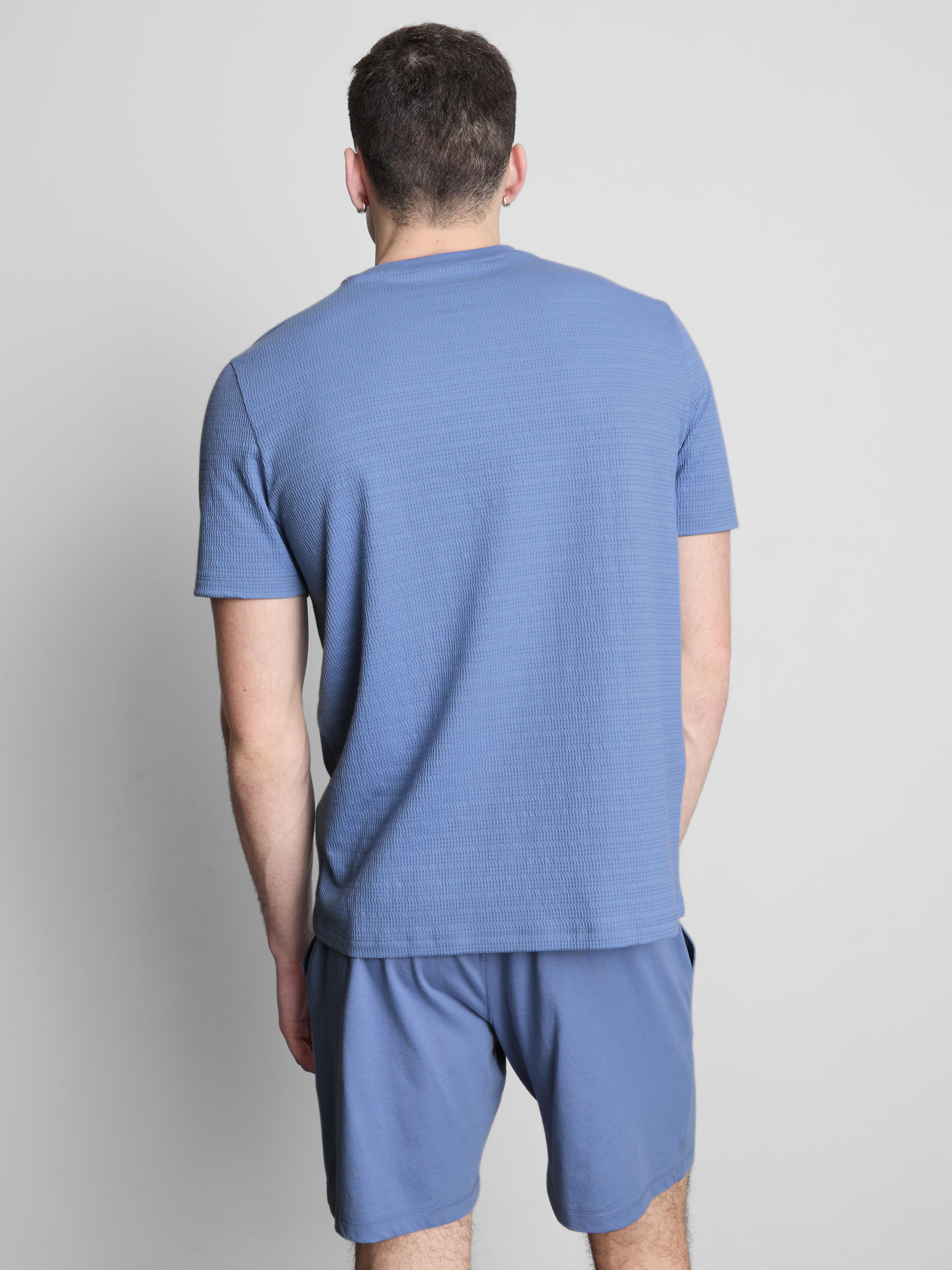 Textured Short Pajama Set