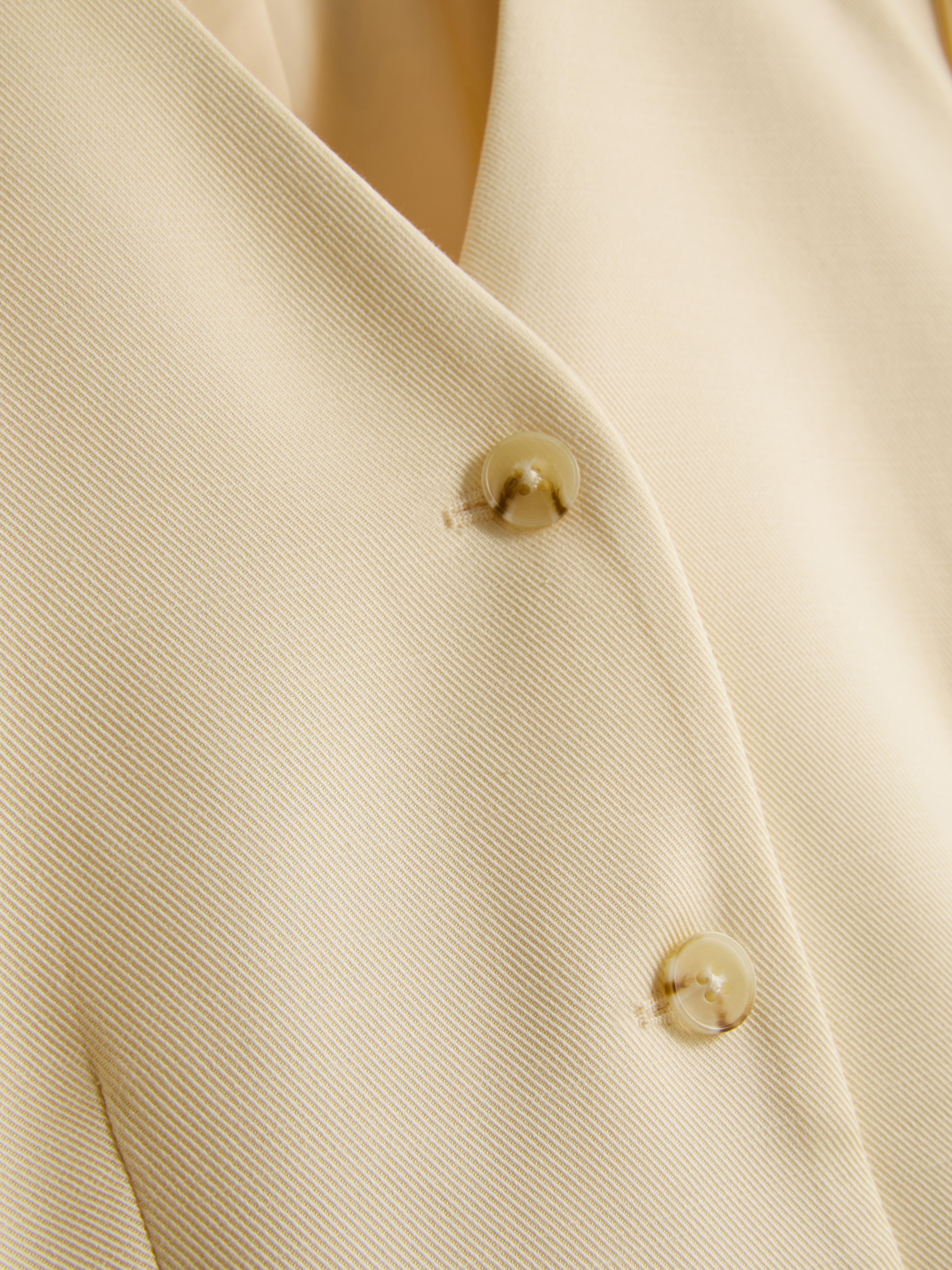 Cotton-Blend Tailored Short-Sleeve Blazer