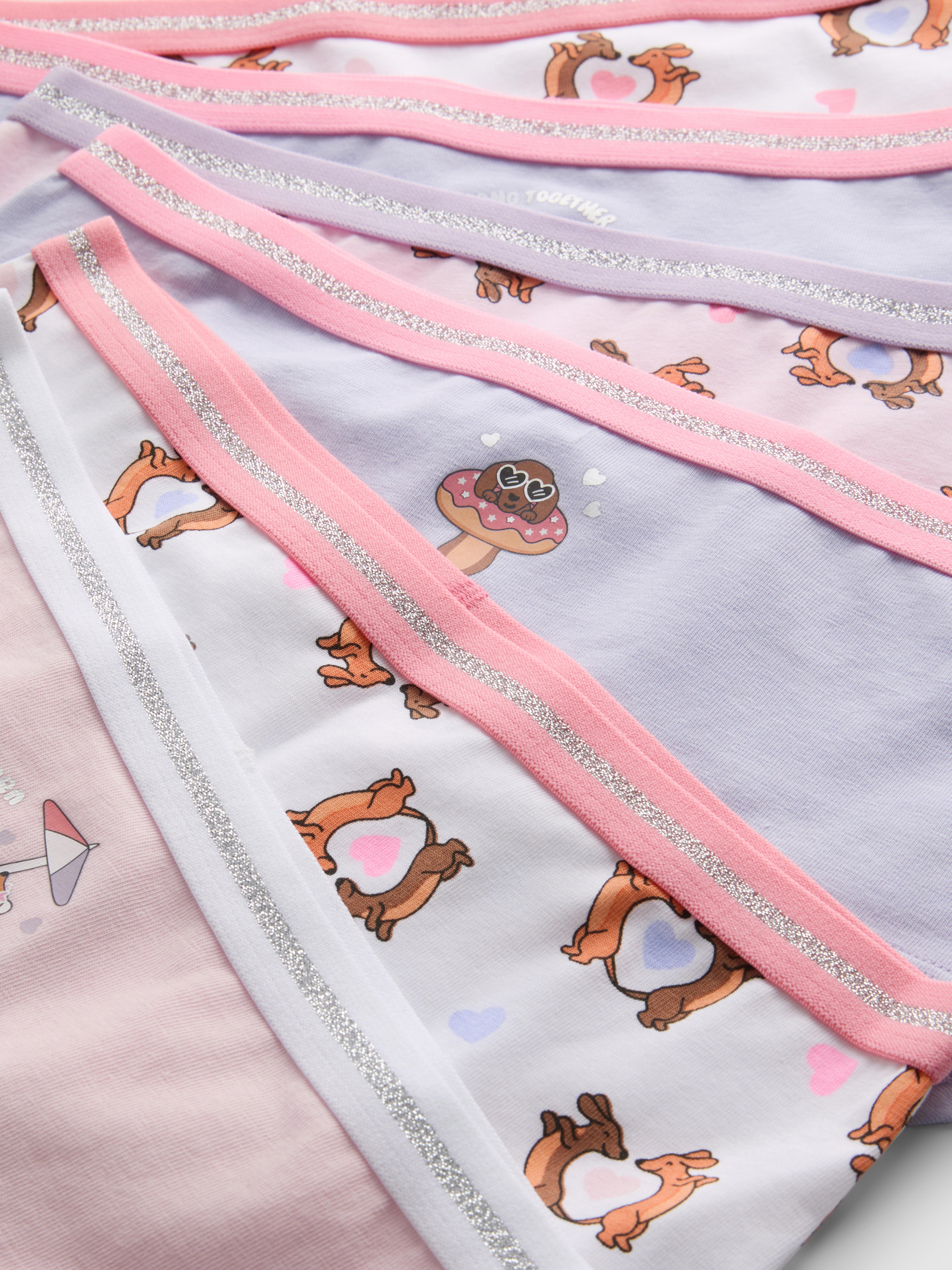 2-15yrs | 6pk Sausage Dog Graphic Hipster Briefs