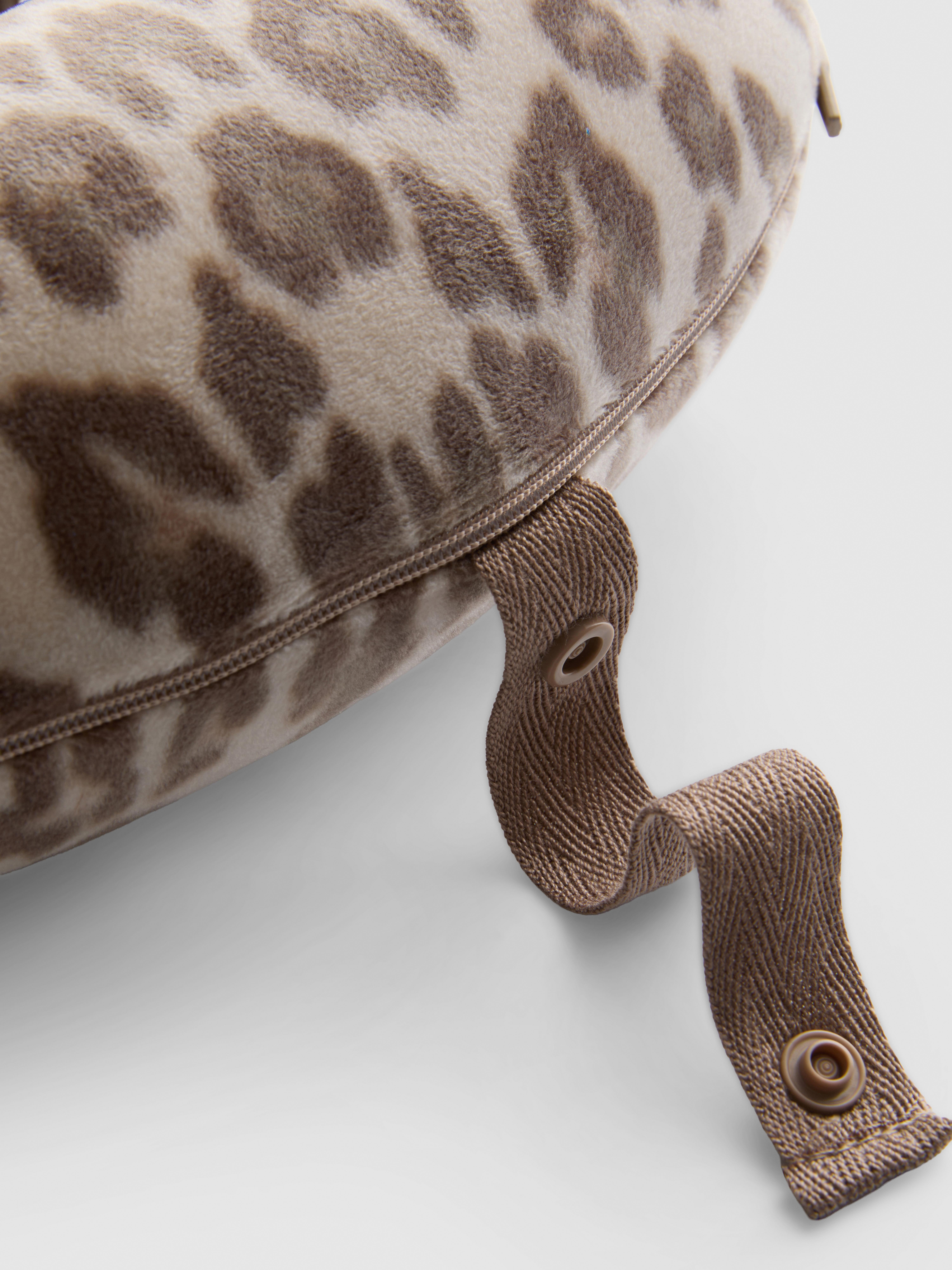 Leopard Print Memory Foam Travel Pillow