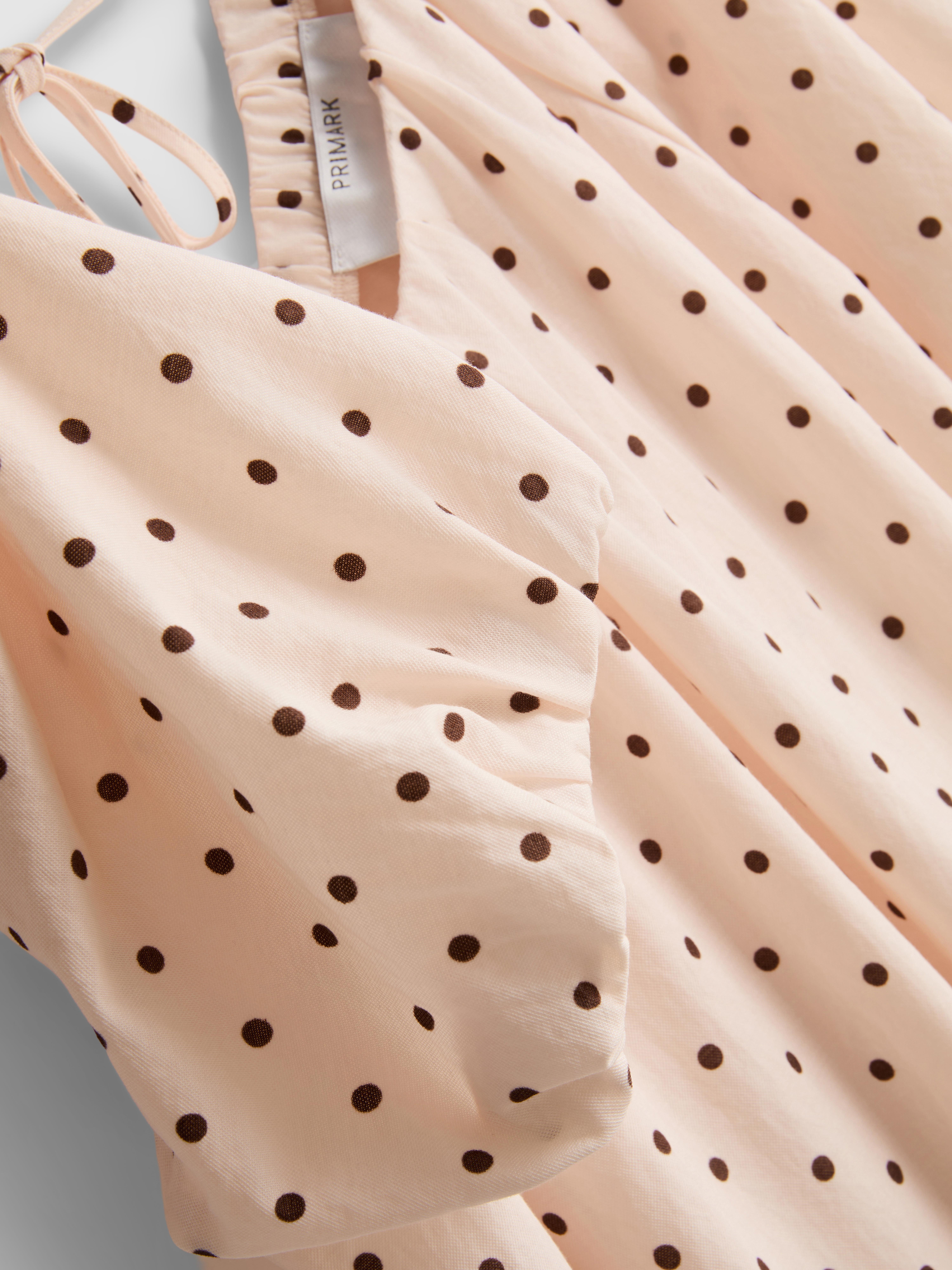 Puff Sleeve Mini Smock Dress