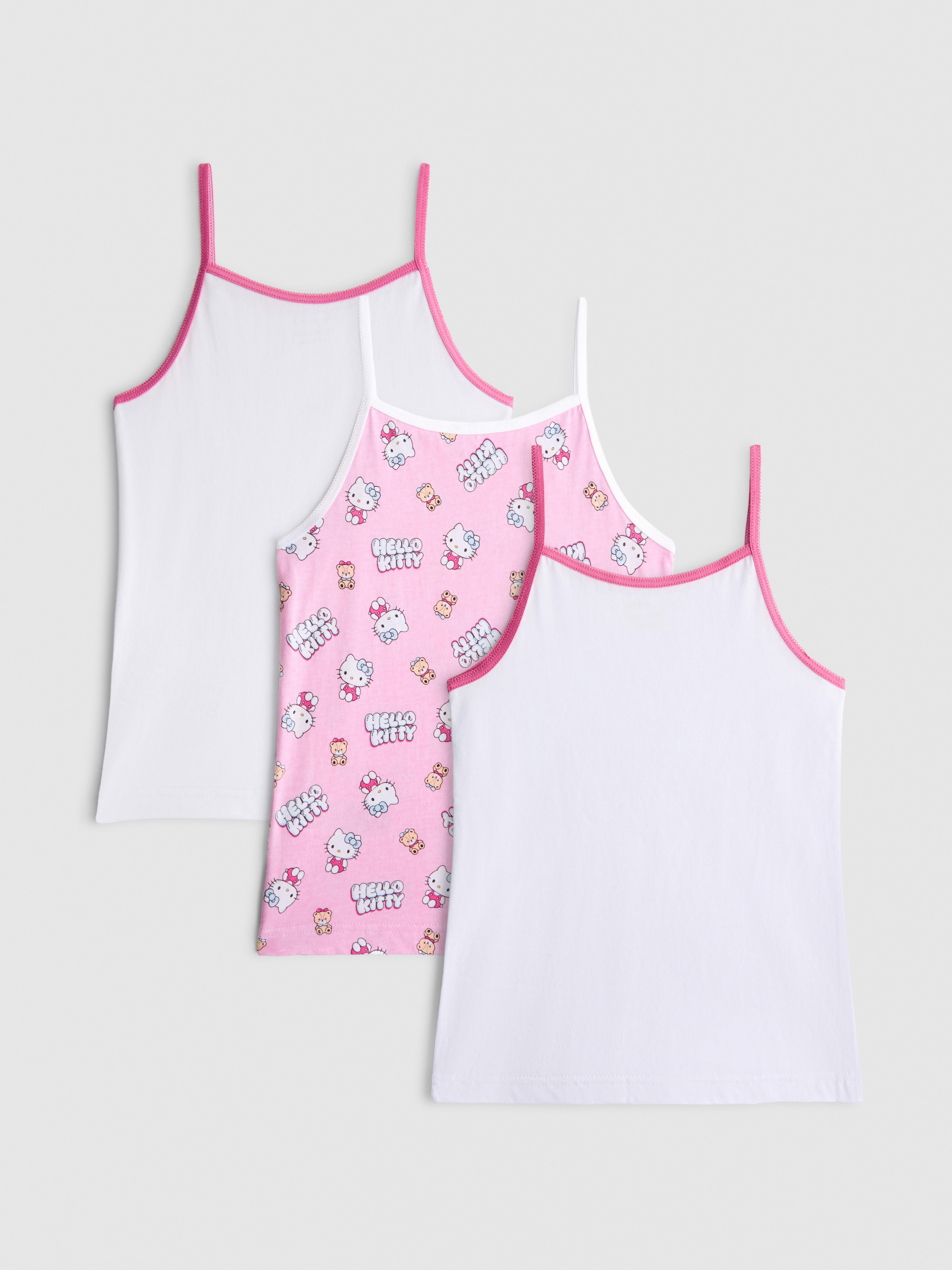 1.5-12yrs | 3pk Hello Kitty Cami Tops