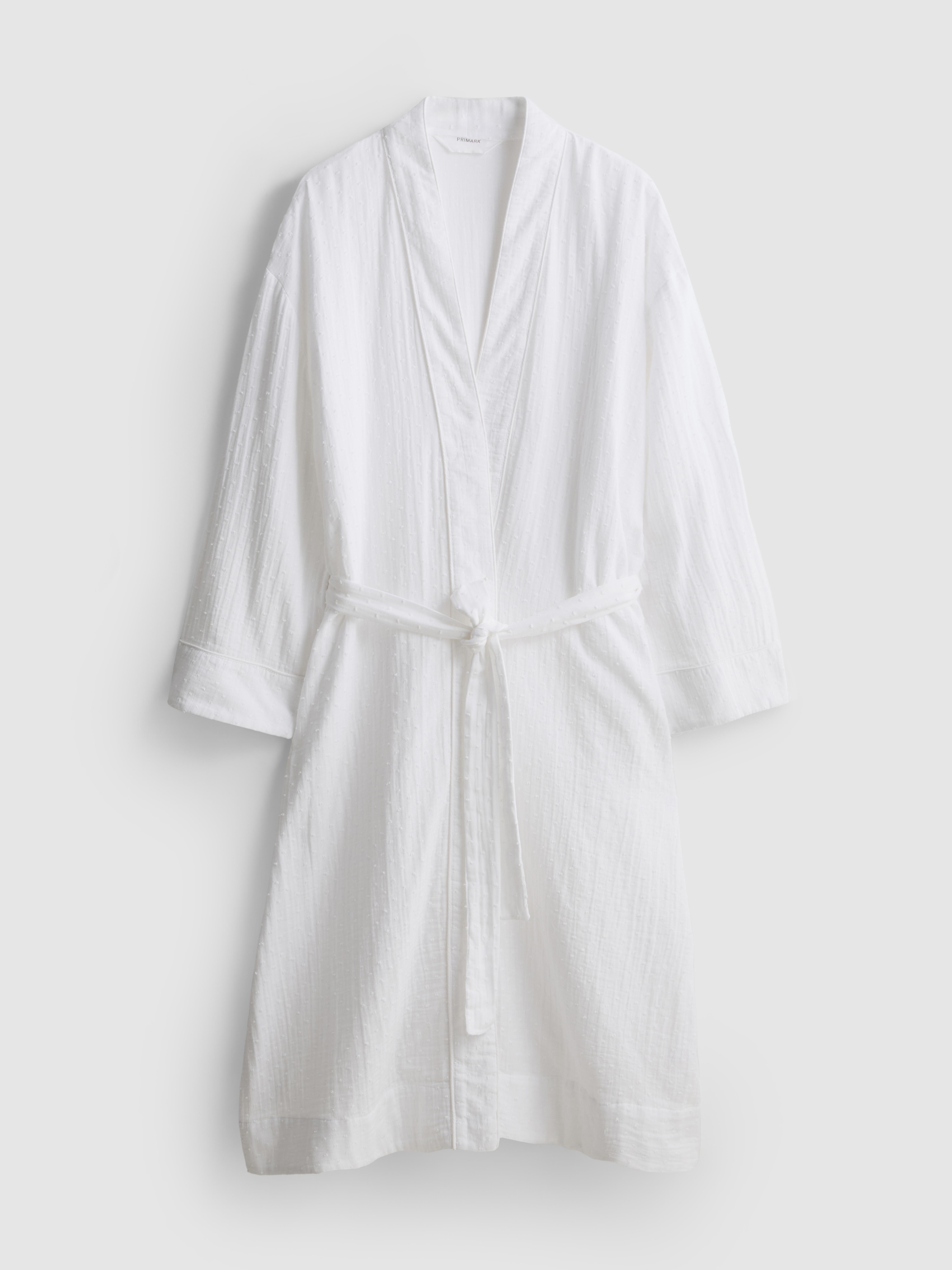 Cotton Dobby Midi Robe