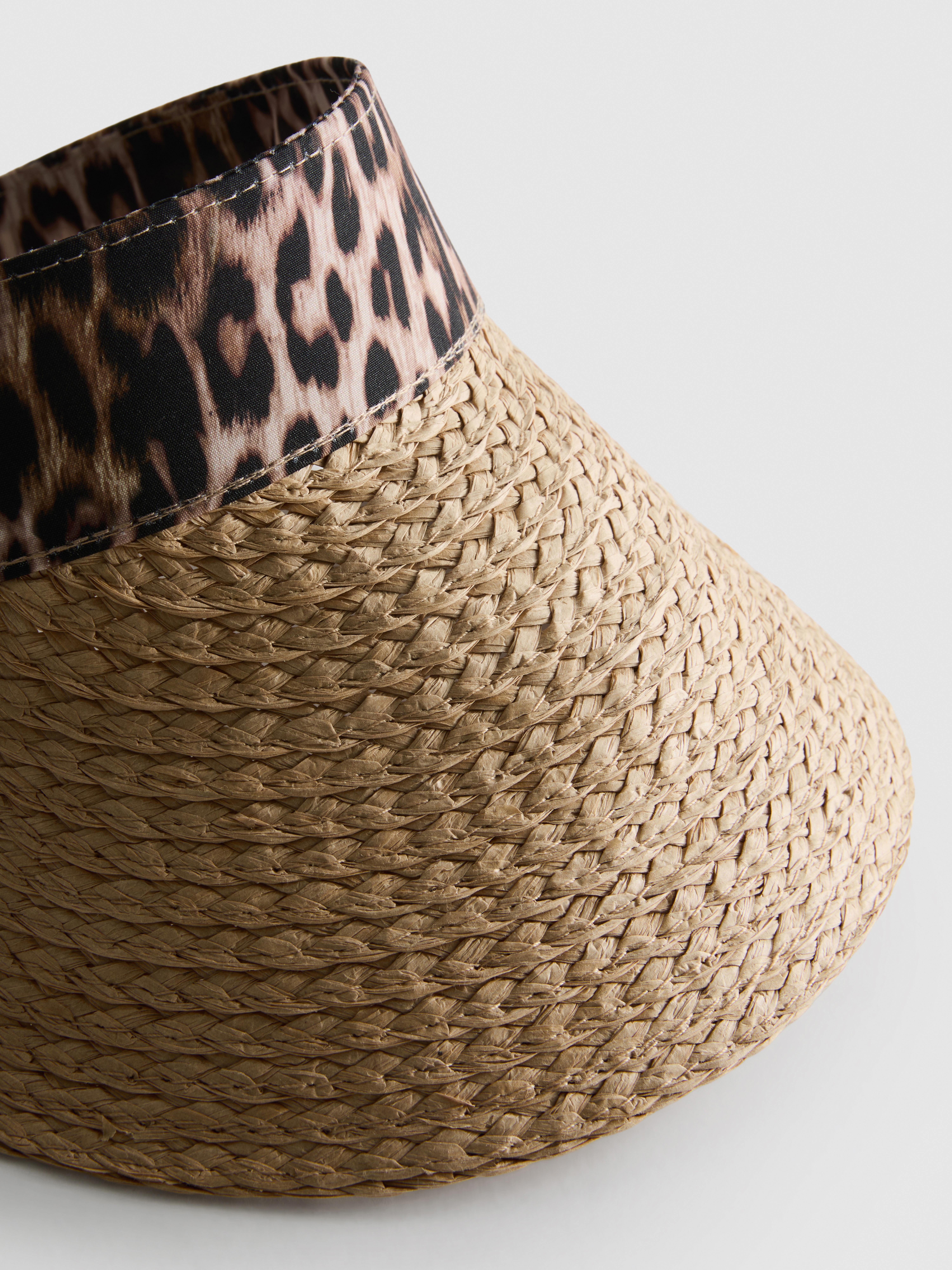 Animal Print Sun Visor