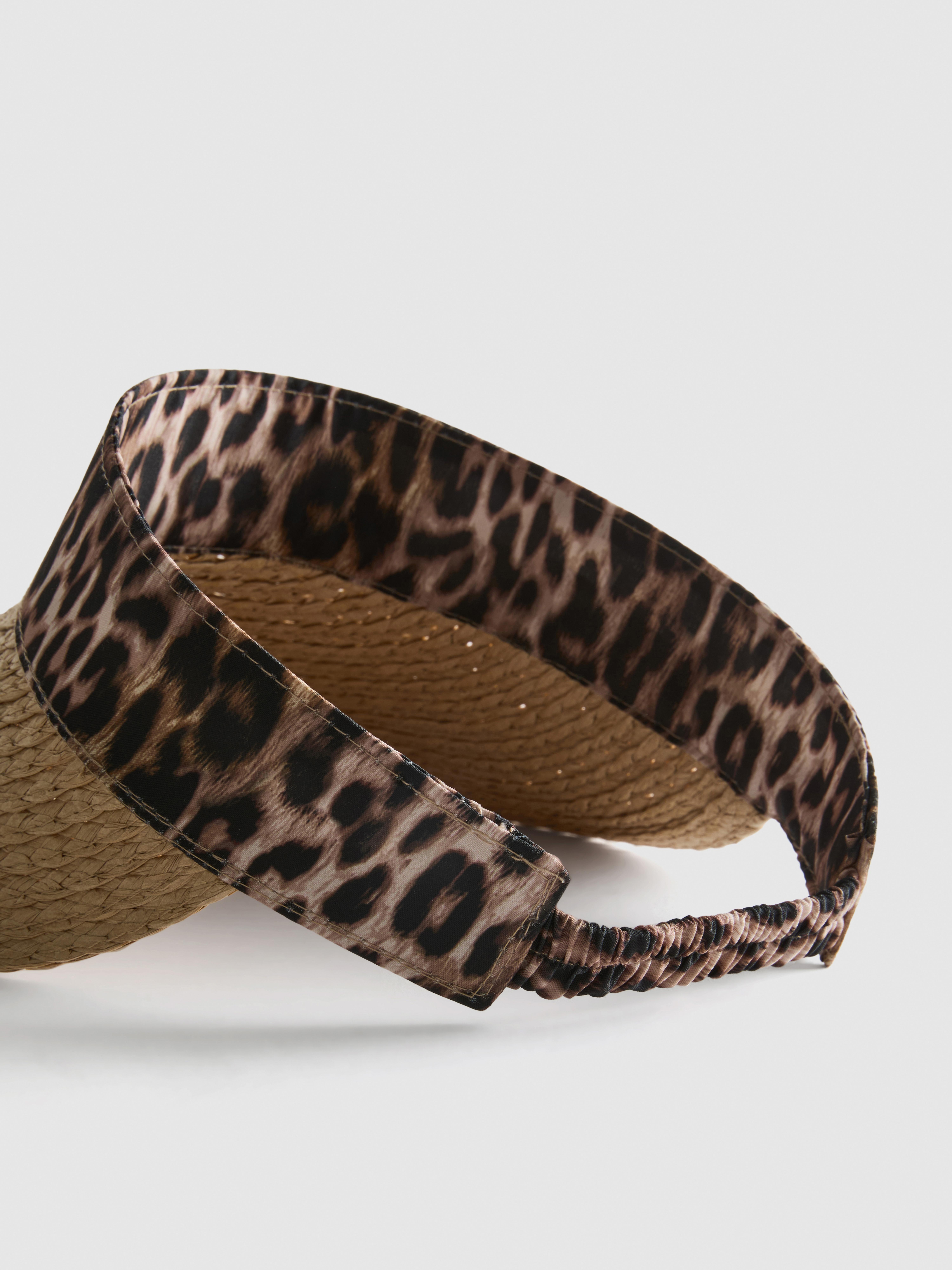 Animal Print Sun Visor