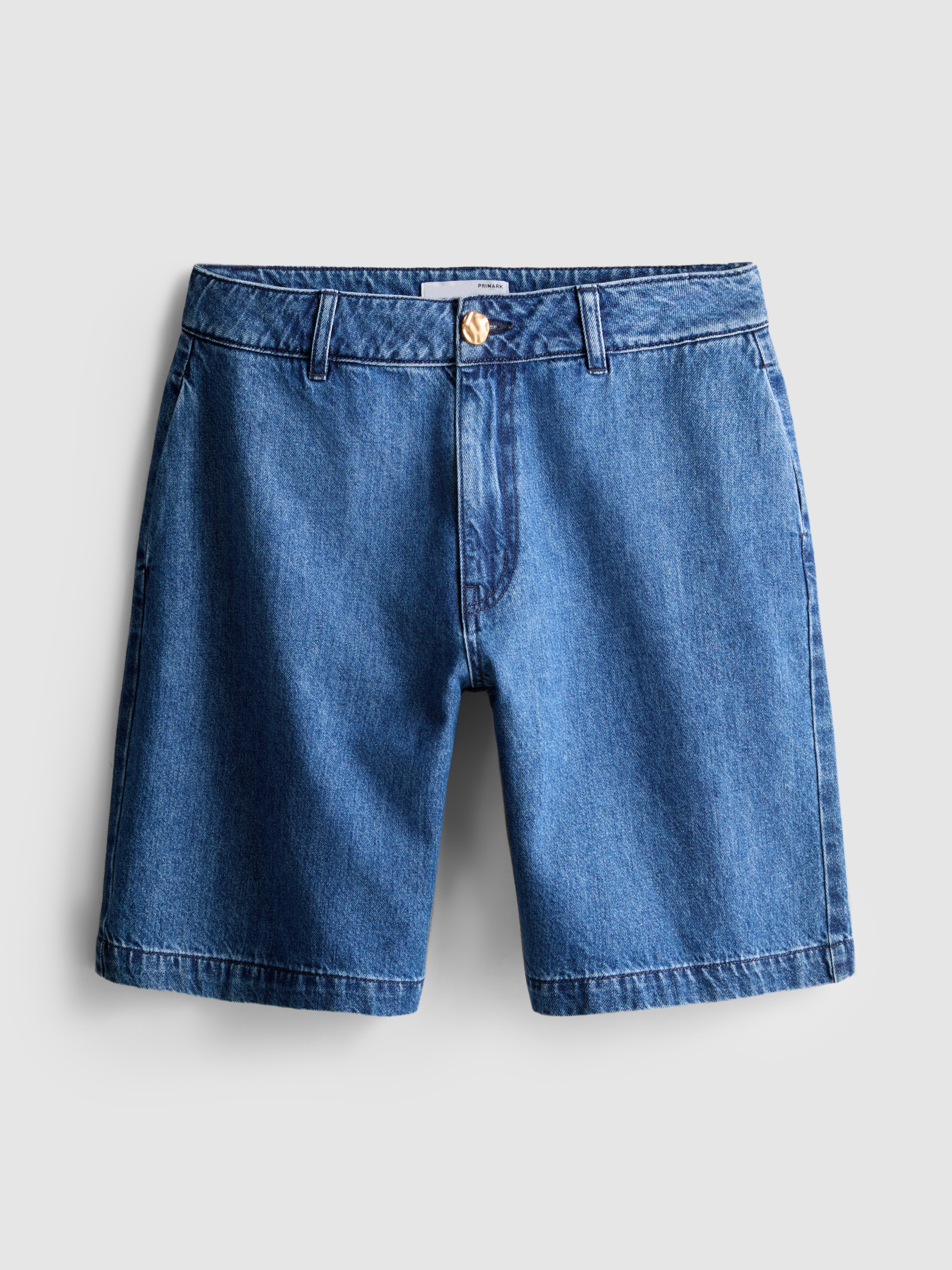 Denim-Bermudashorts aus Baumwolle