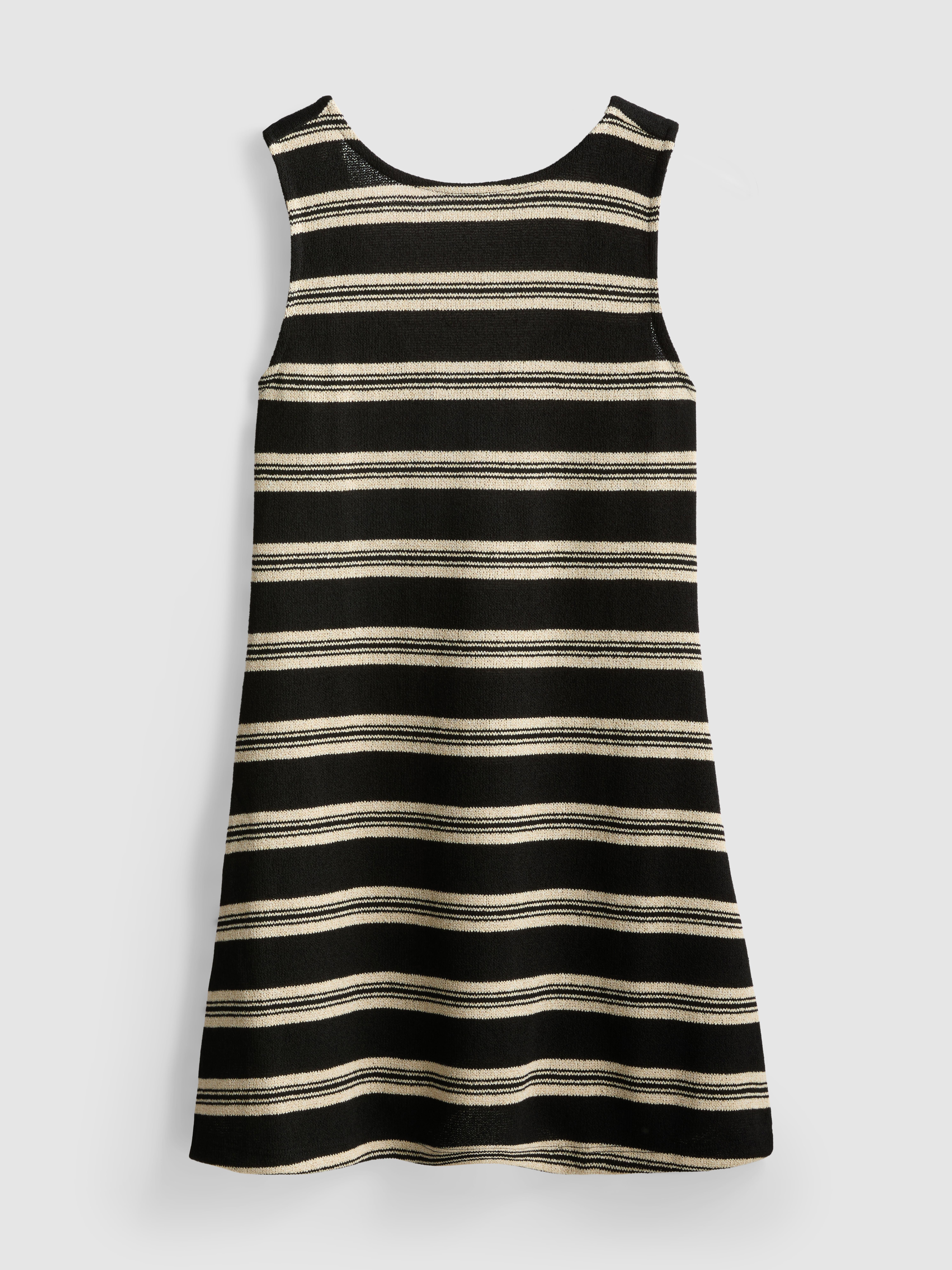 Women's Black/White Knitted A-Line Mini Dress | Primark