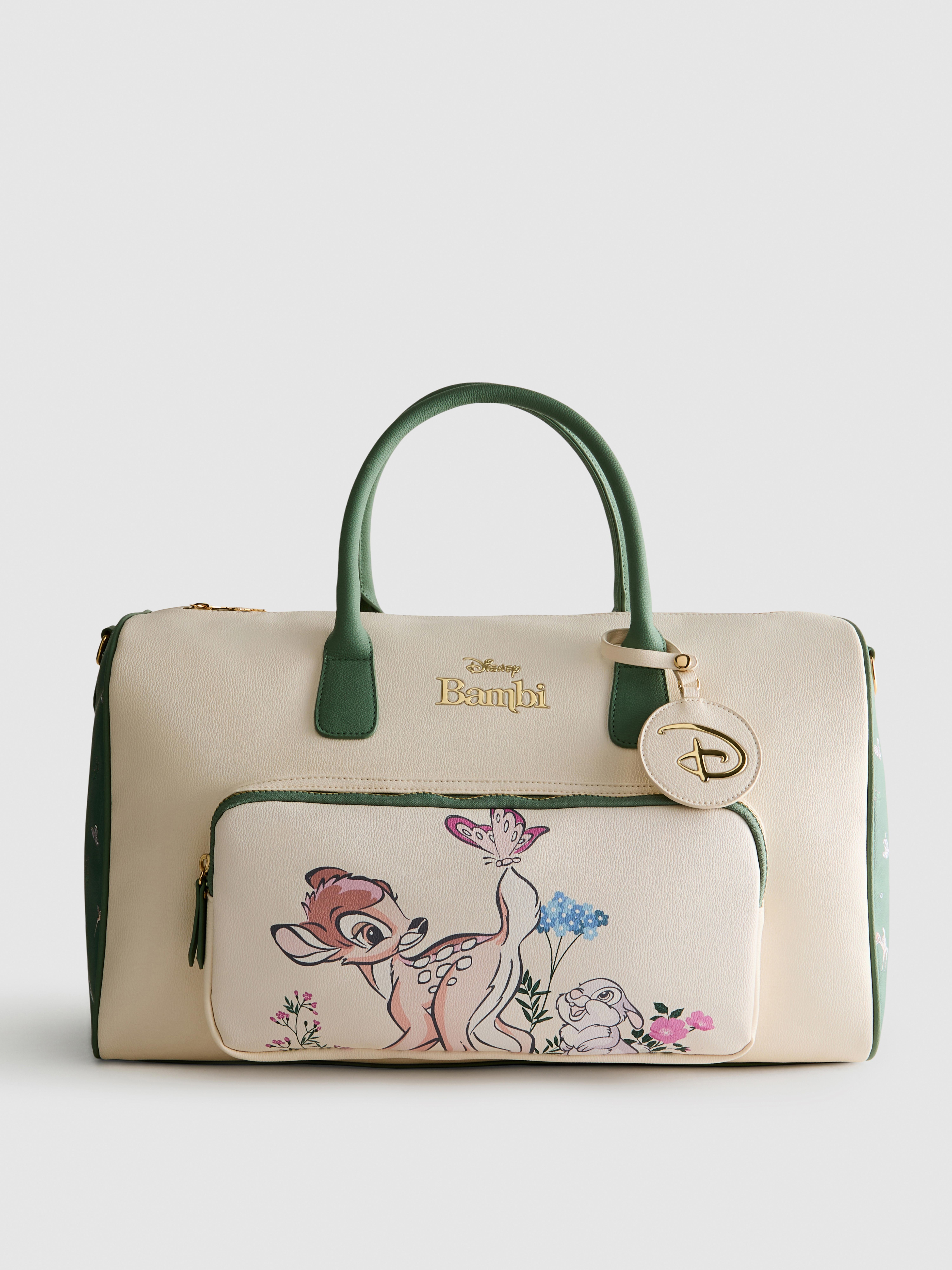 Women's Ivory Disney's Bambi Faux Leather Weekender Bag | Primark