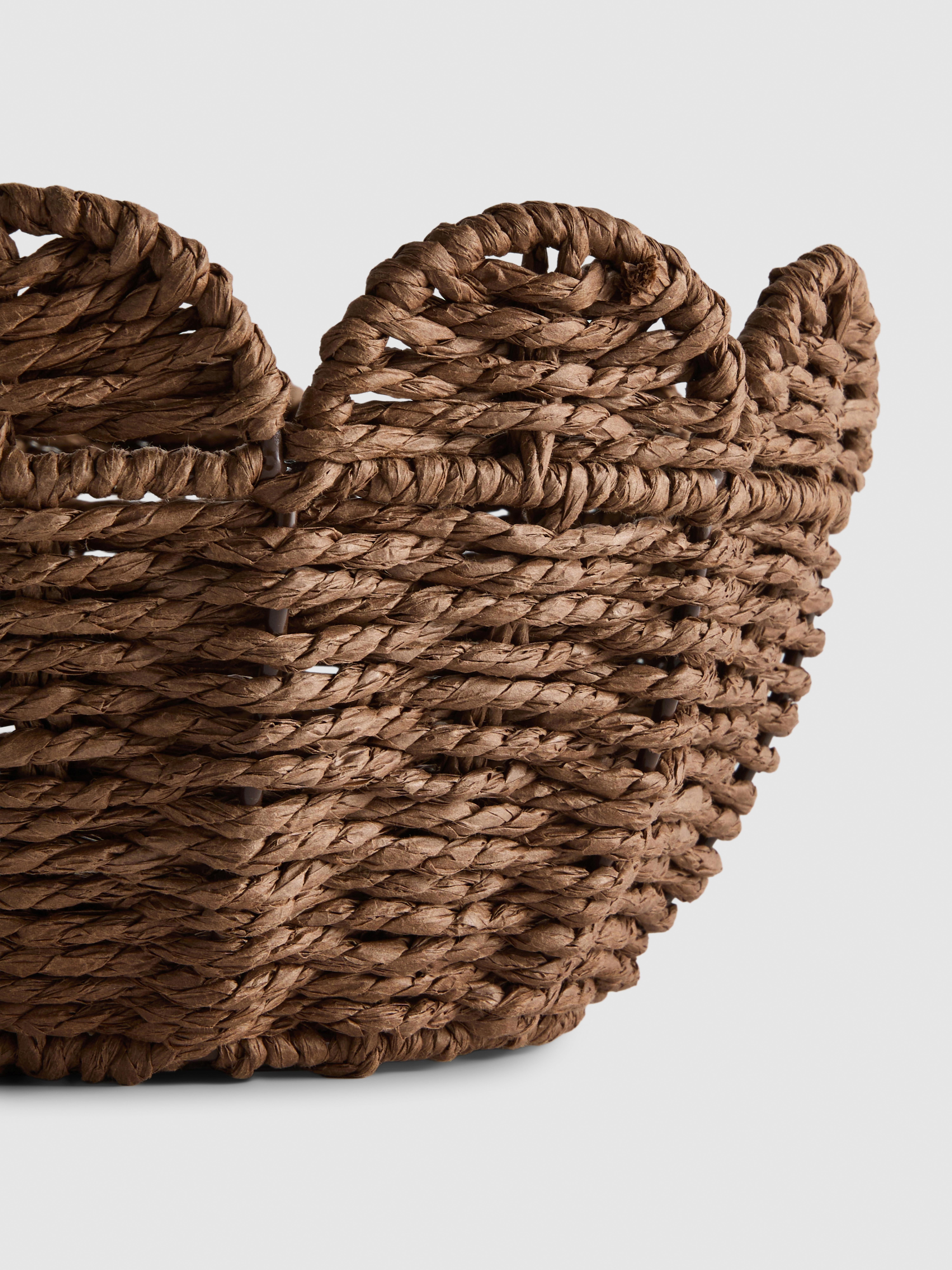 Woven Rattan Bowl