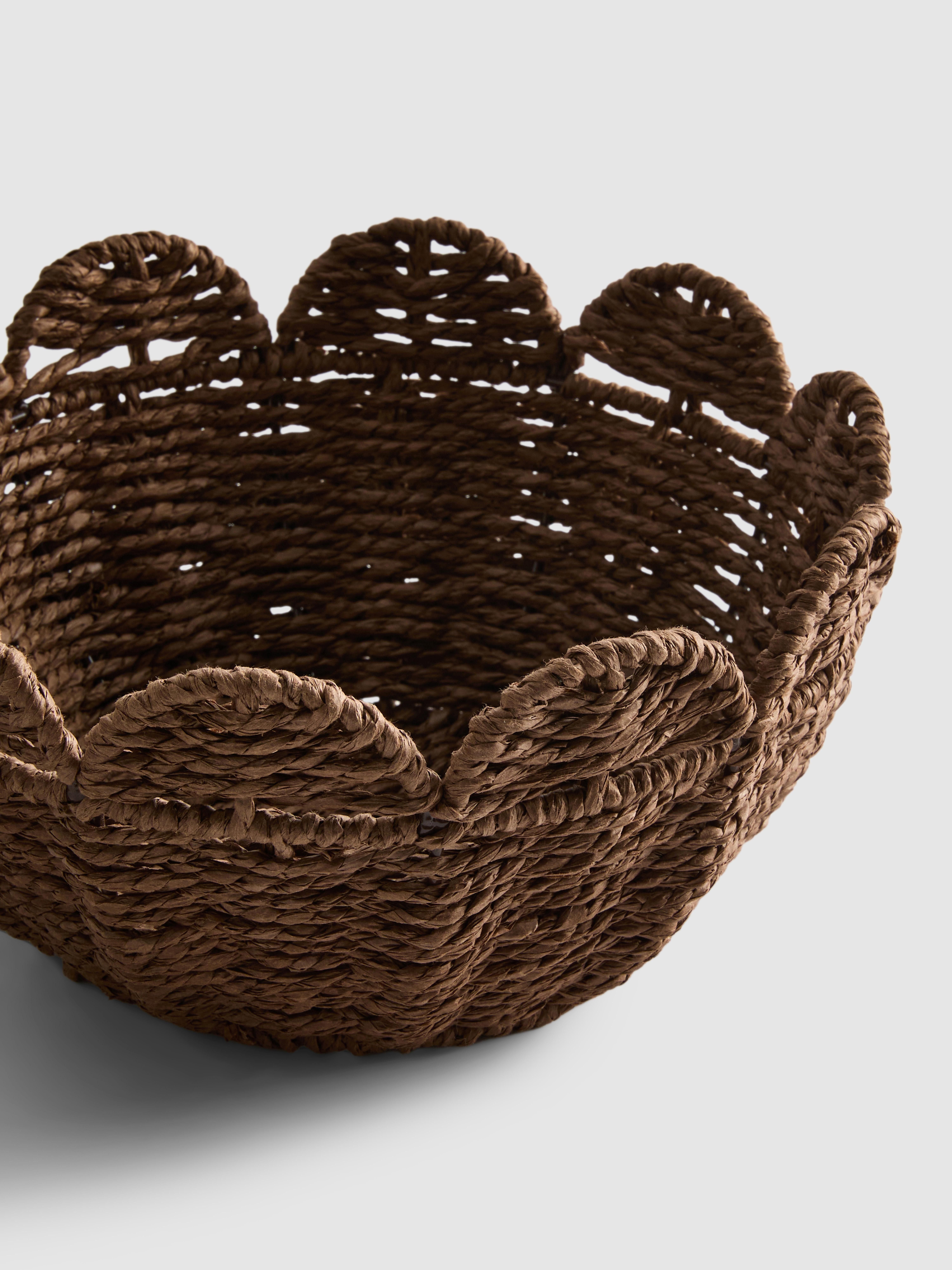 Woven Rattan Bowl