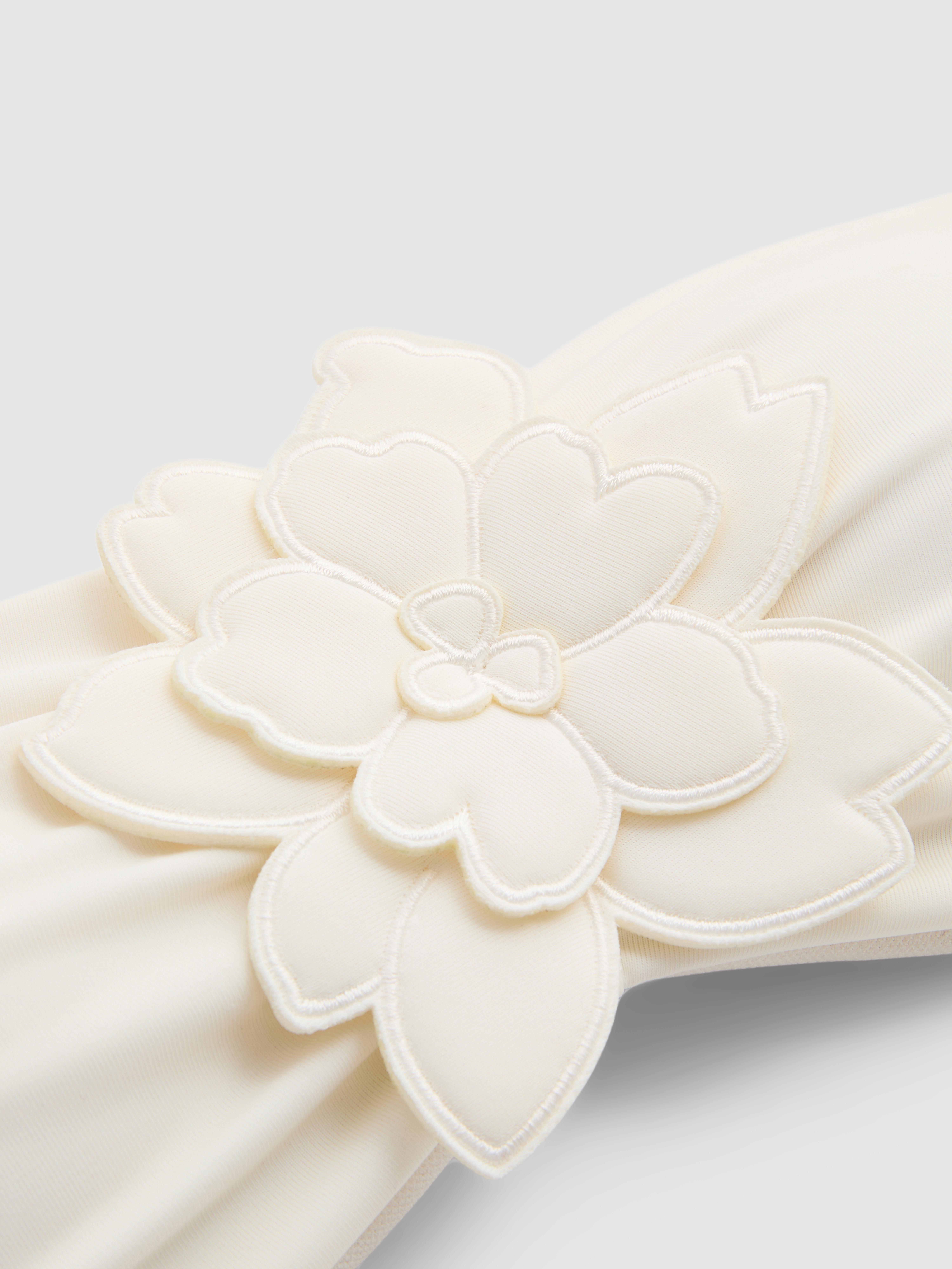 3D Flower Bandeau Bikini Top