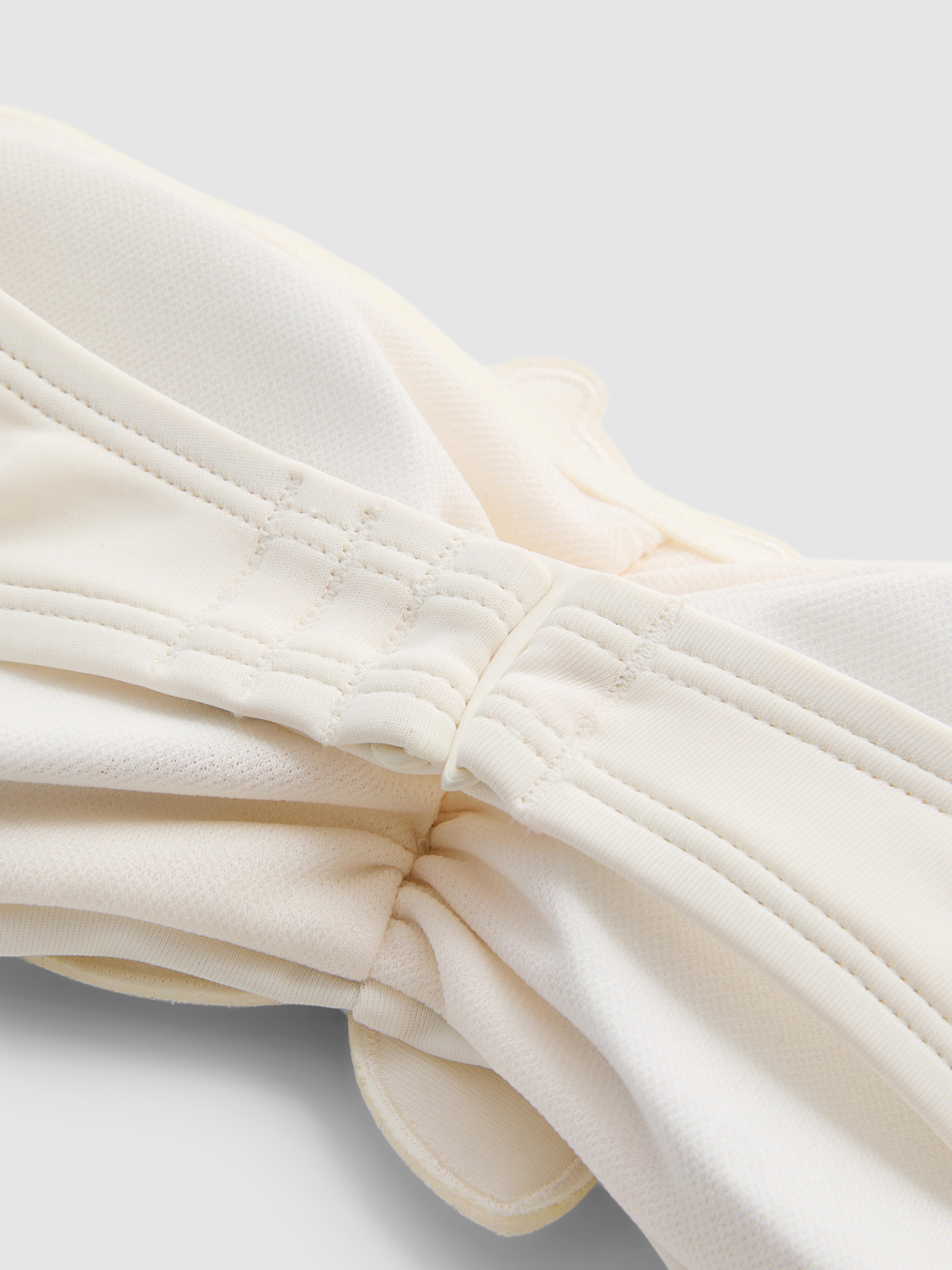 3D Flower Bandeau Bikini Top