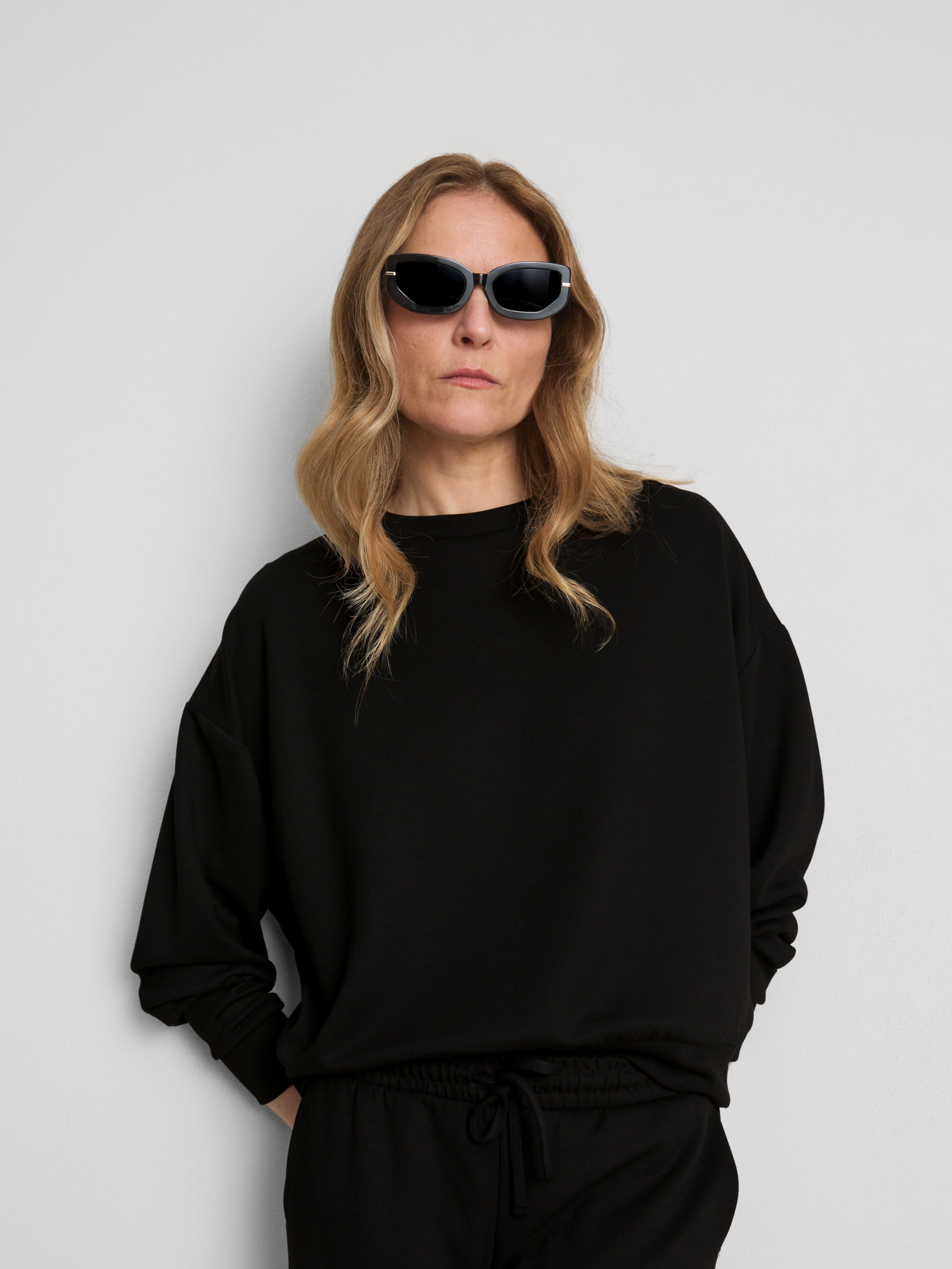 Camisola desportiva gola redonda