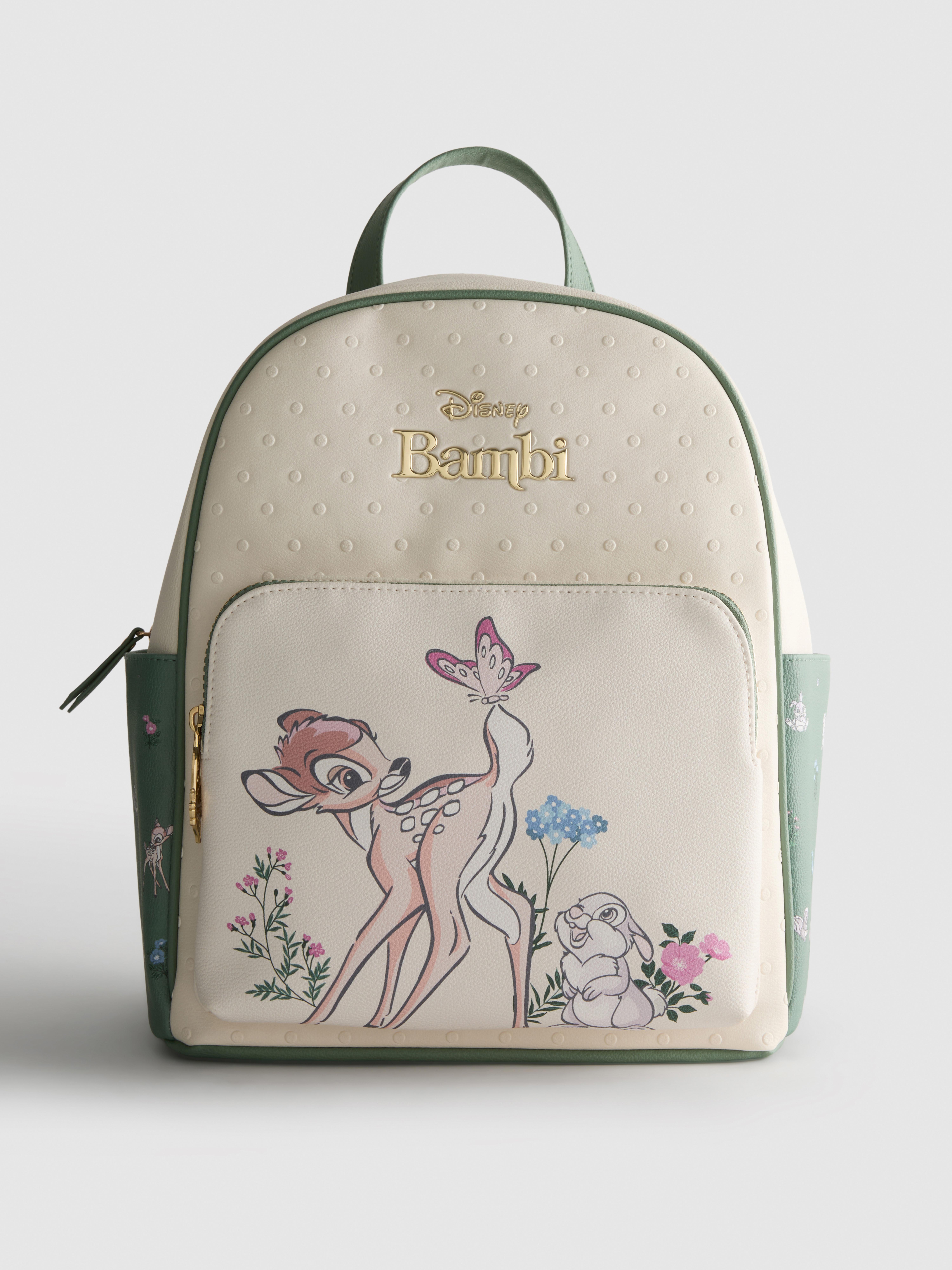 Plecak ze sztucznej skóry z motywem Bambiego Disneya