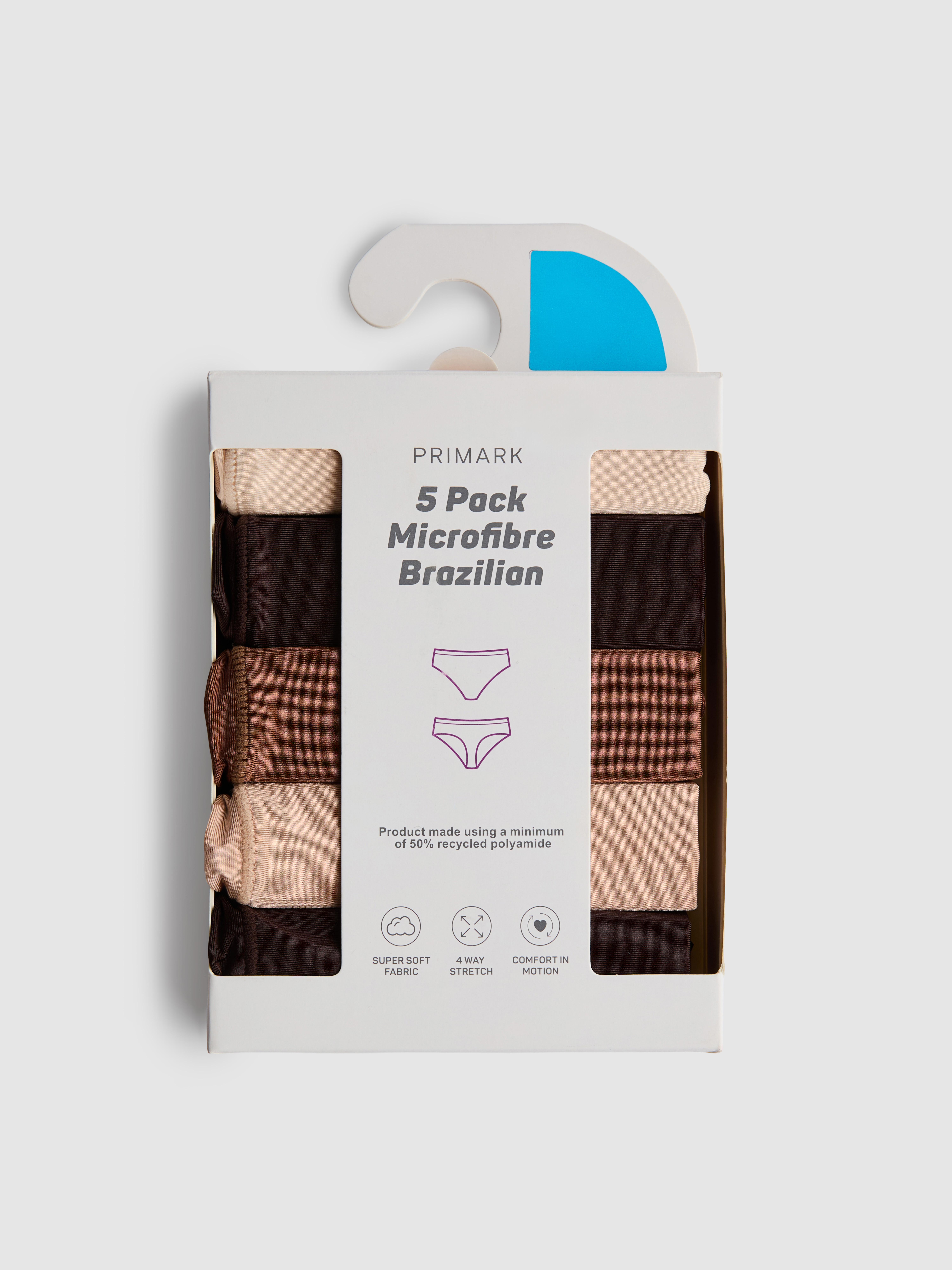 Brazil-Slips aus Mikrofaser, 5er-Pack