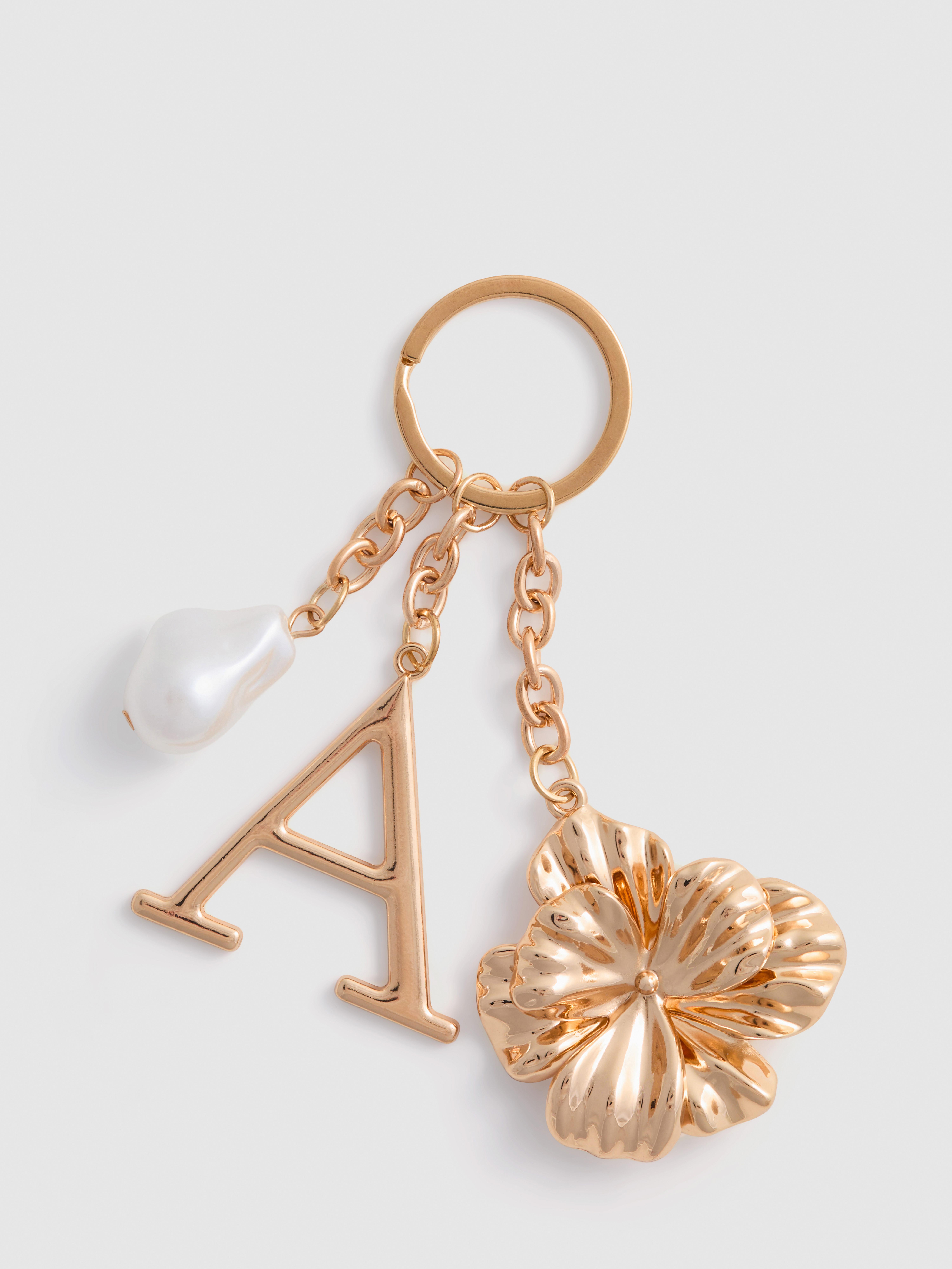 Sleutelhanger met bloem