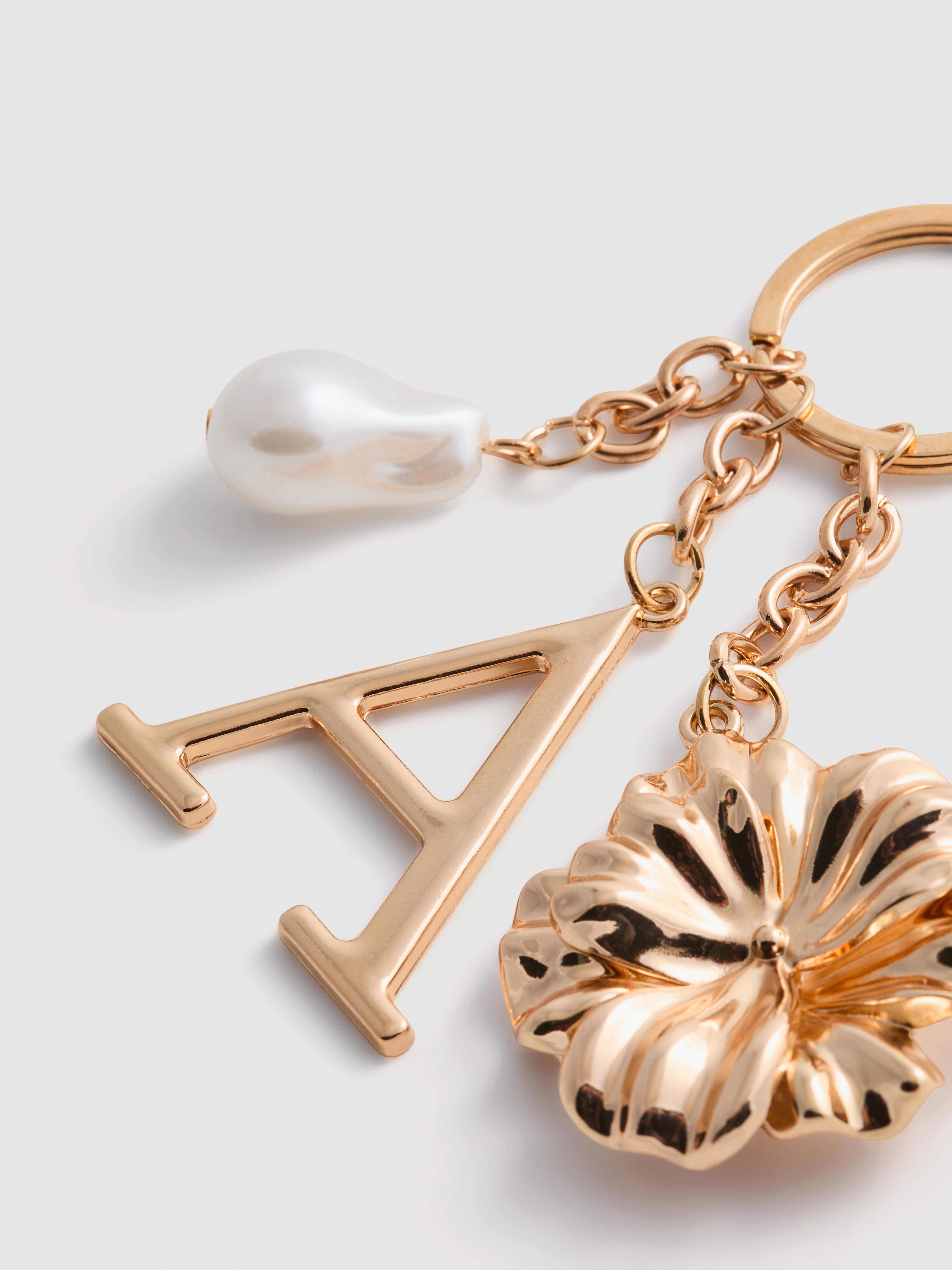Sleutelhanger met bloem