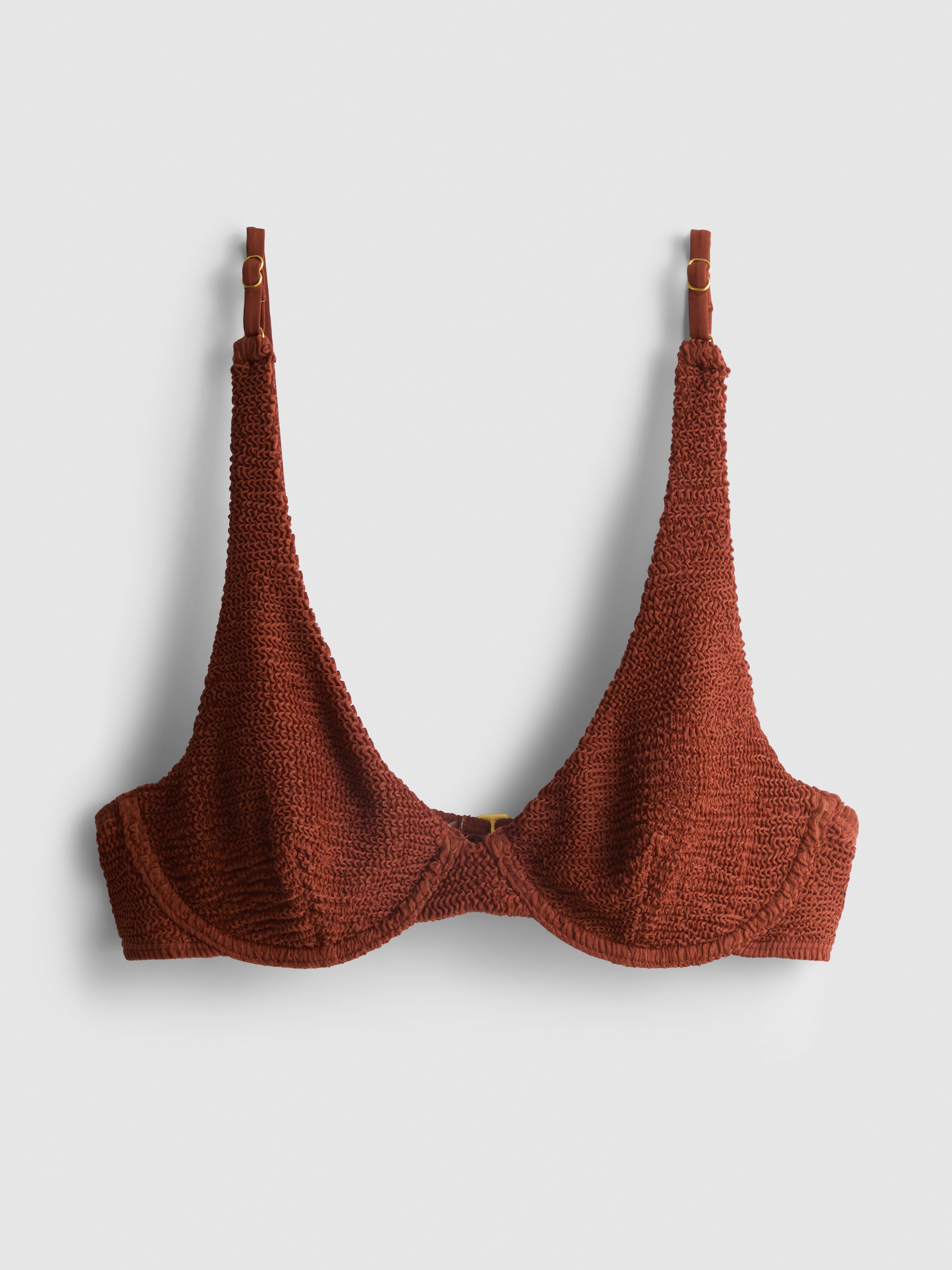 Crinkle Underwire Bikini Top