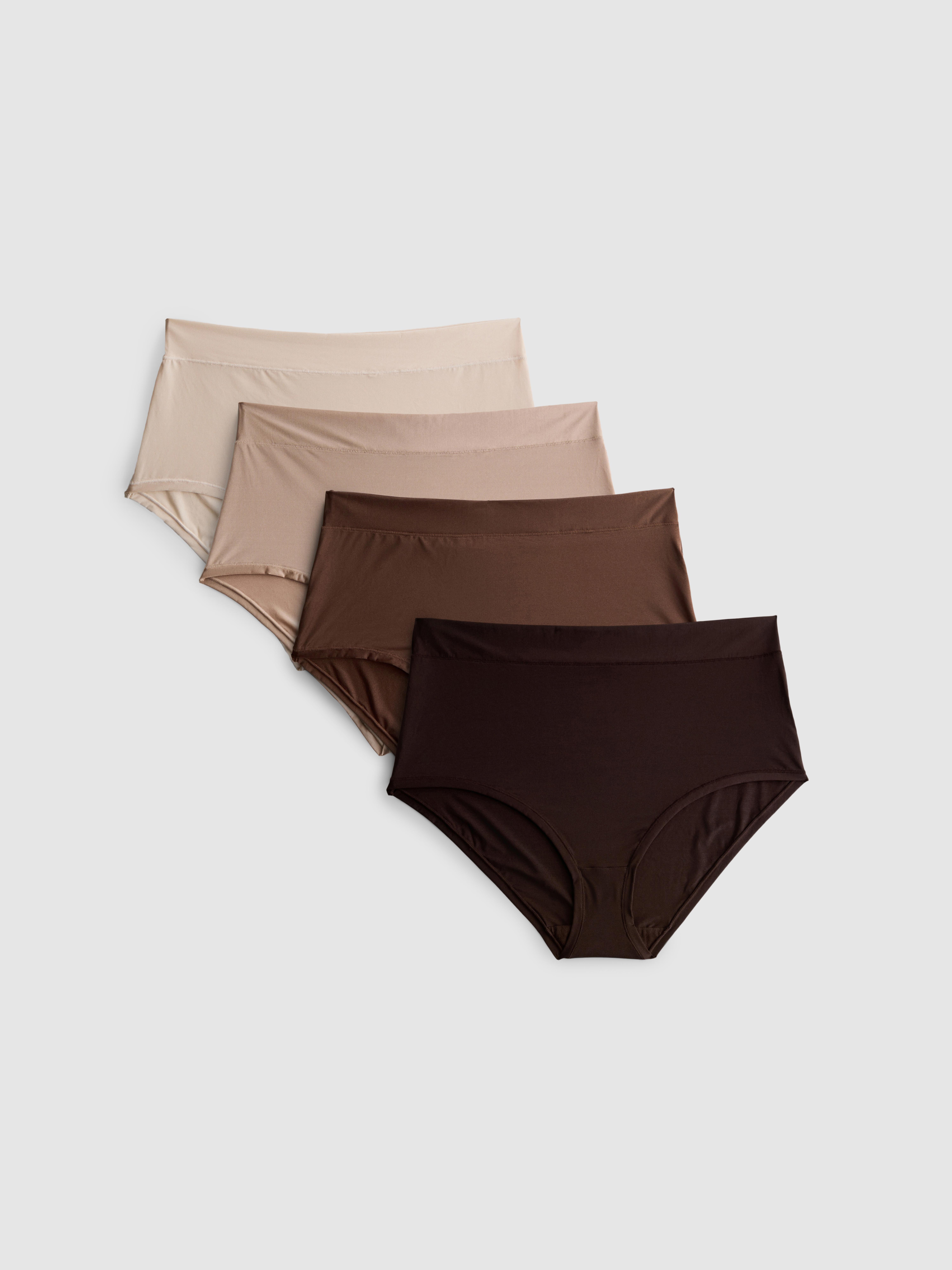 Confezione da 4 slip in microfibra