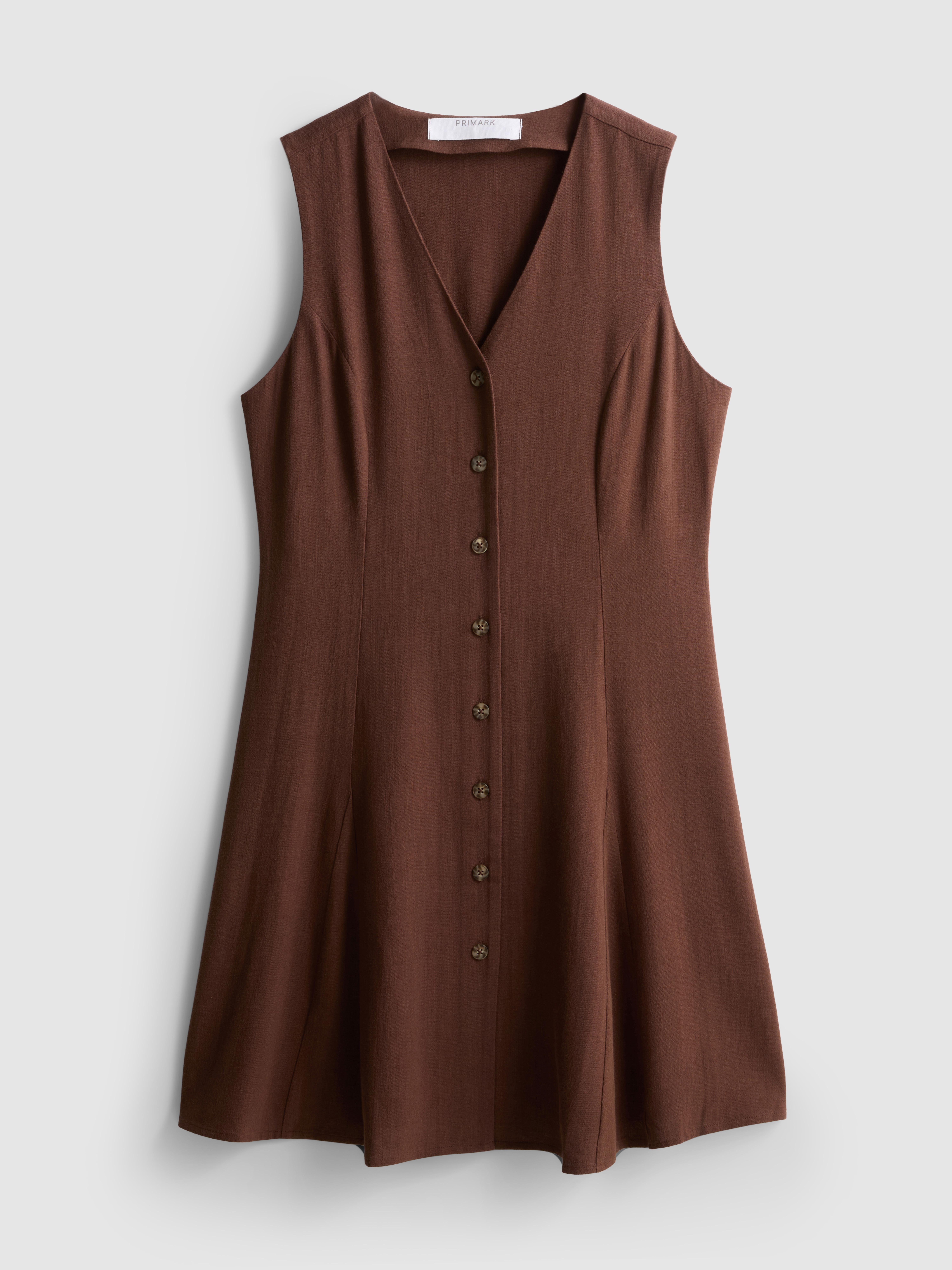 Sleeveless V-Neck Mini Dress