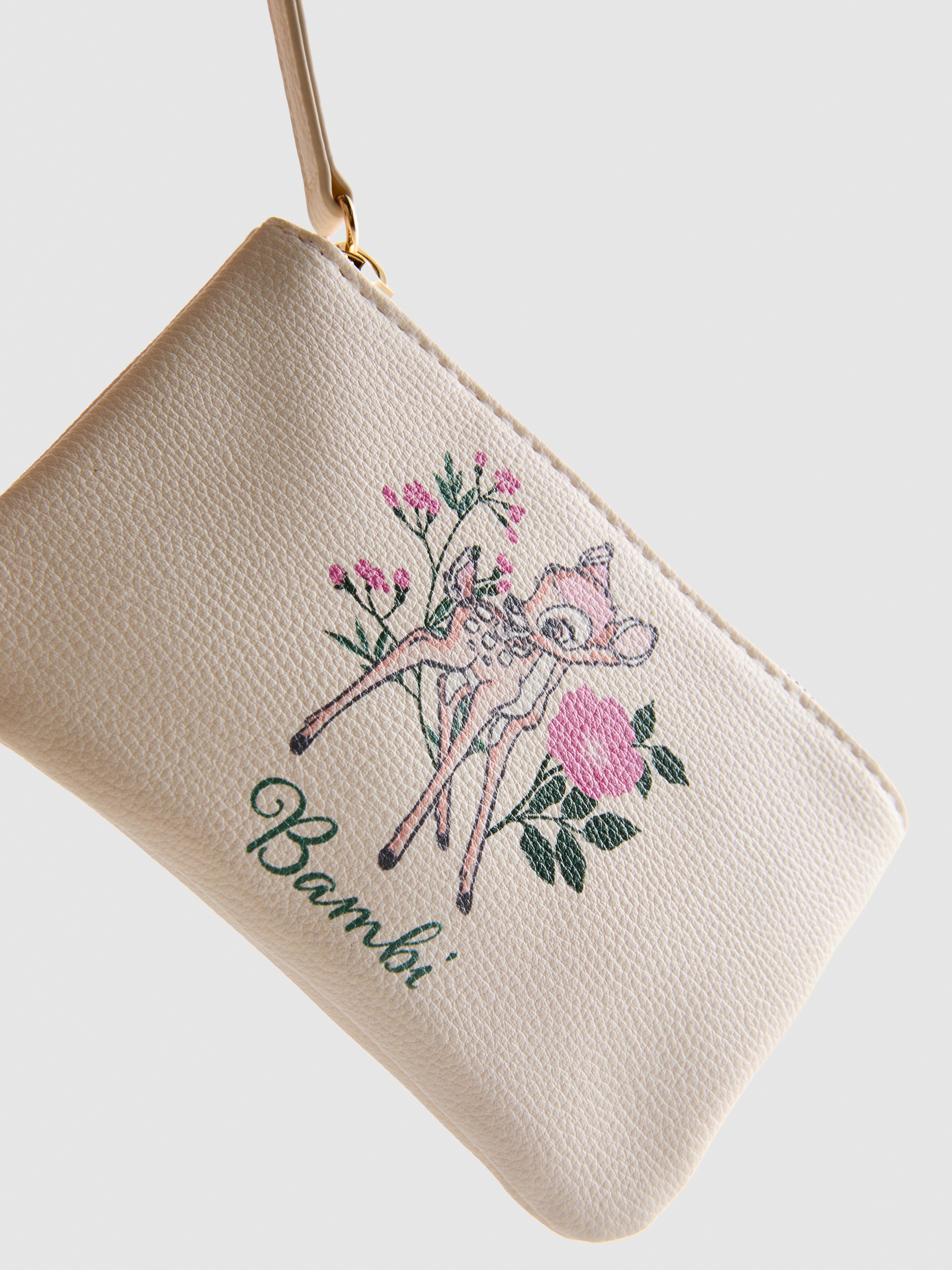 Porta-moedas imitação pele Disney Bambi