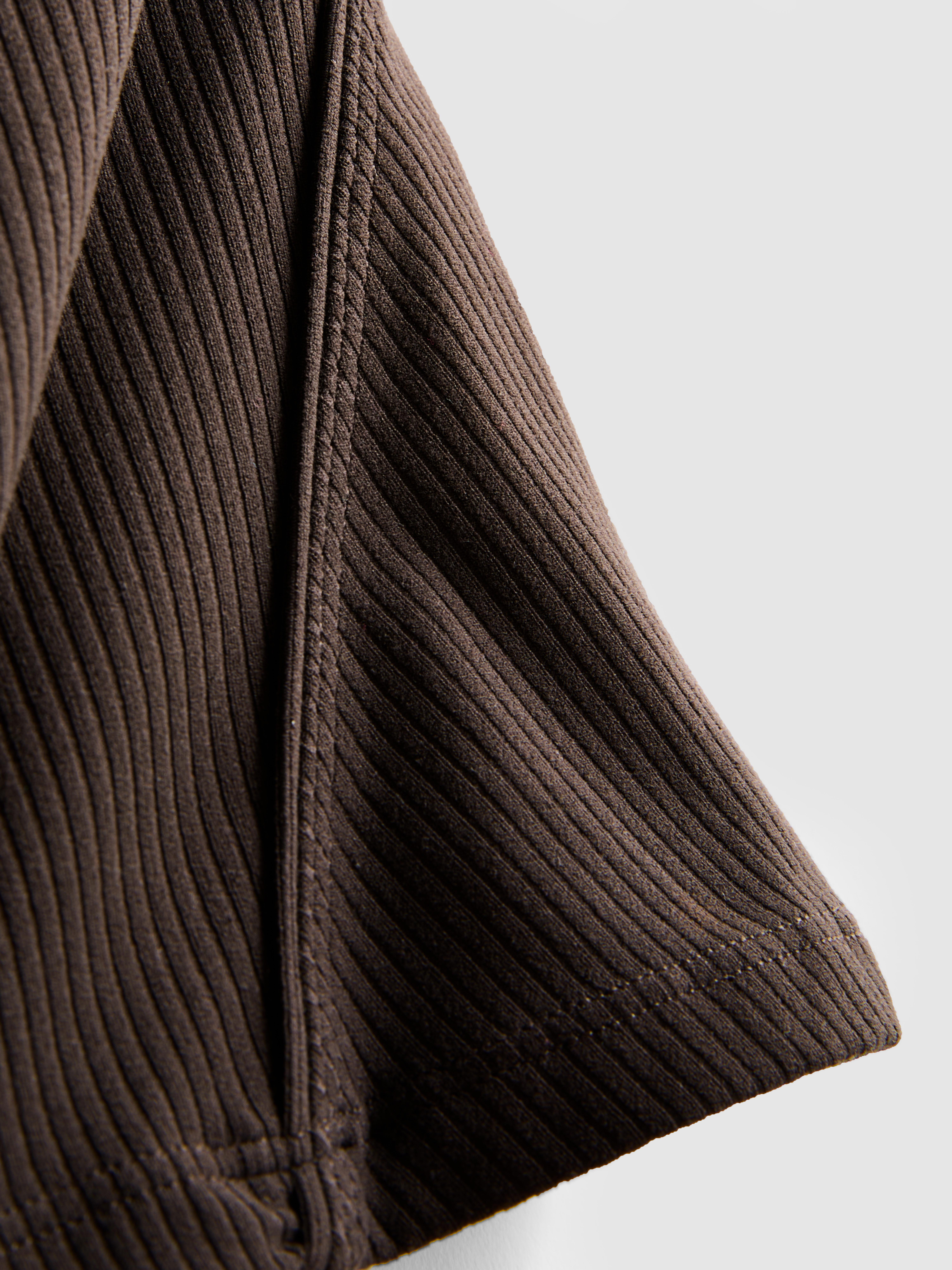 Ribbed V-Neck Active Tank