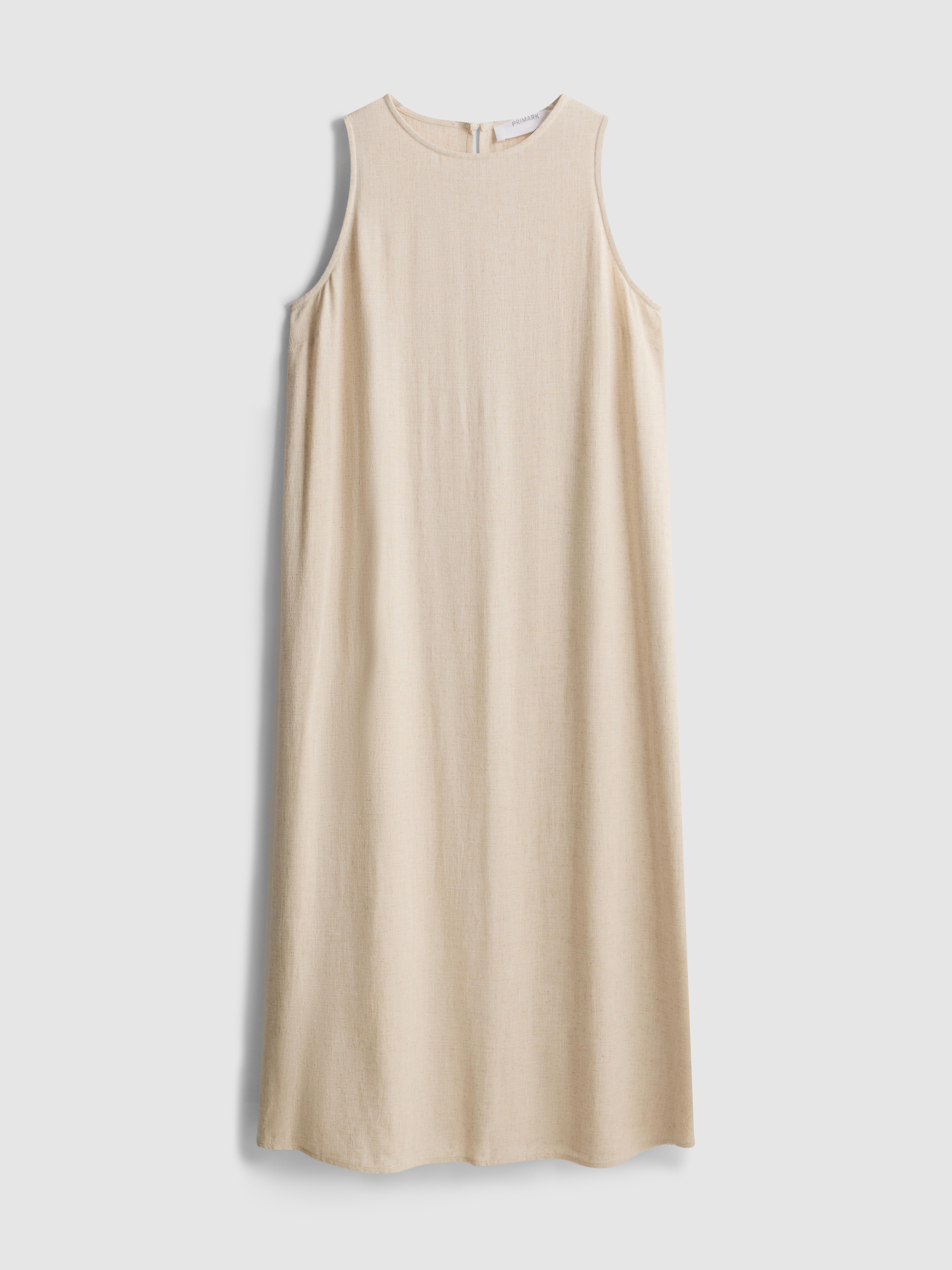 Sleeveless Trapeze Maxi Dress