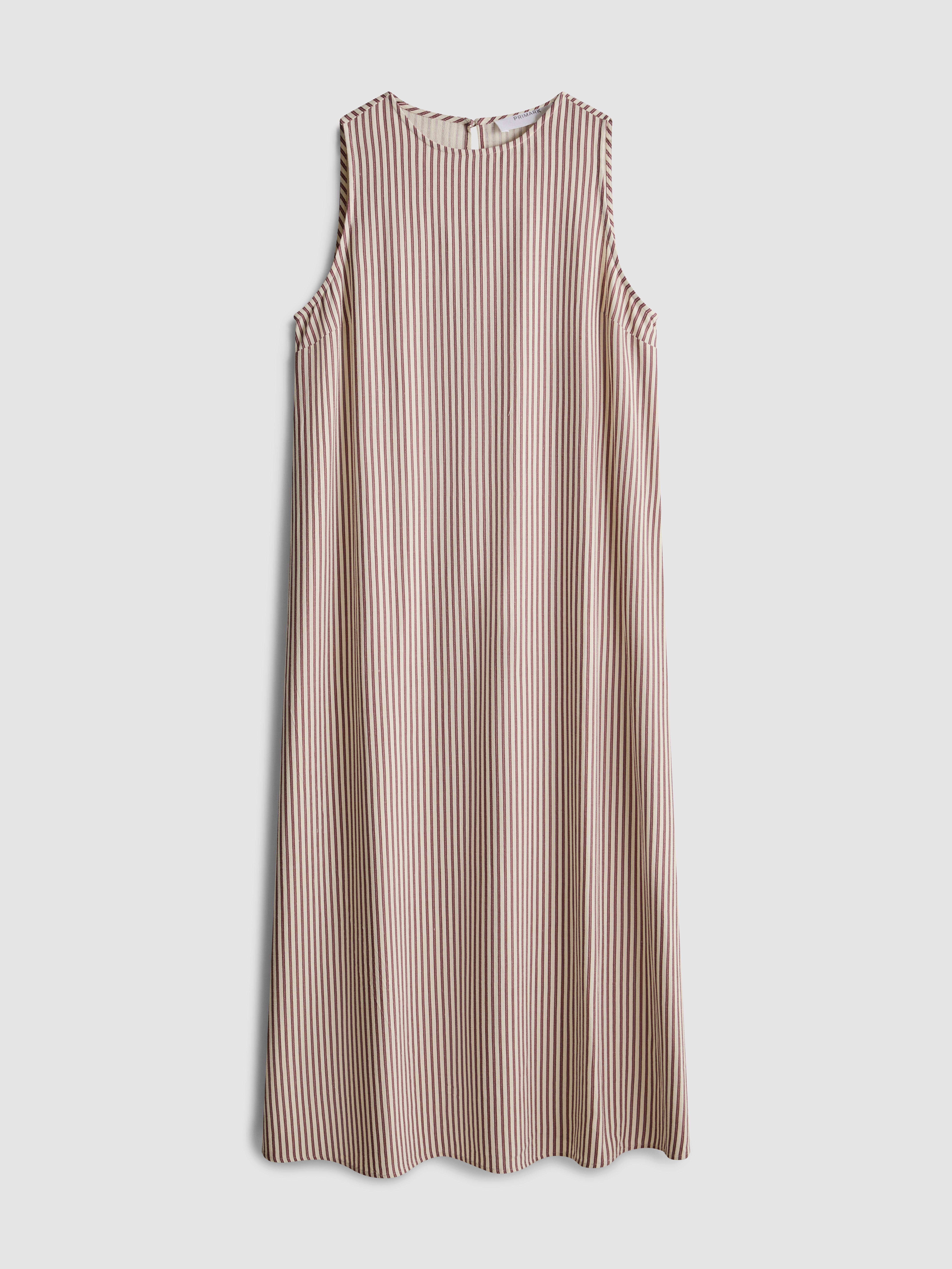 Sleeveless Trapeze Maxi Dress